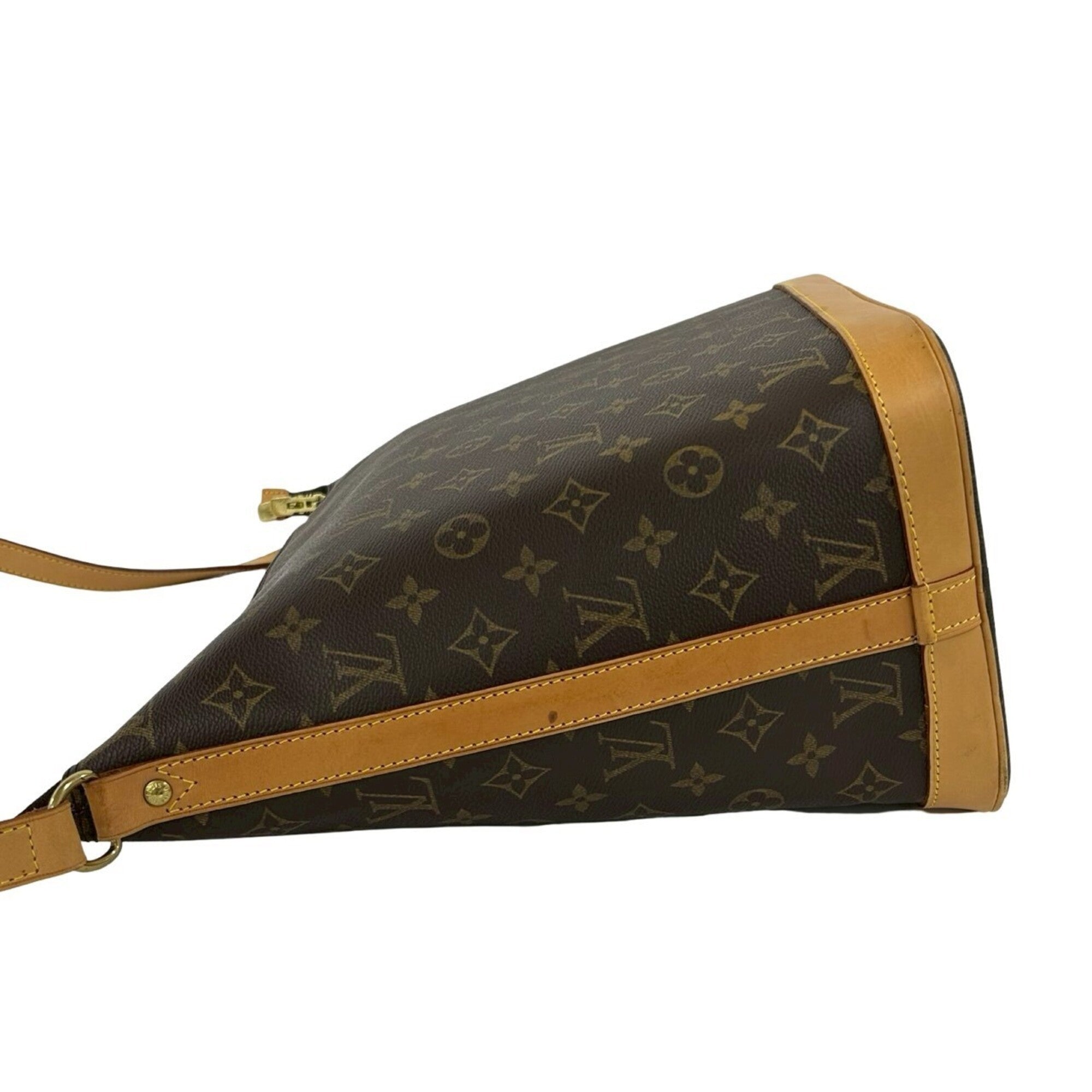 Louis Vuitton Brown Leather Pvc Pouch Shoulder Bag (Pre-Owned)
