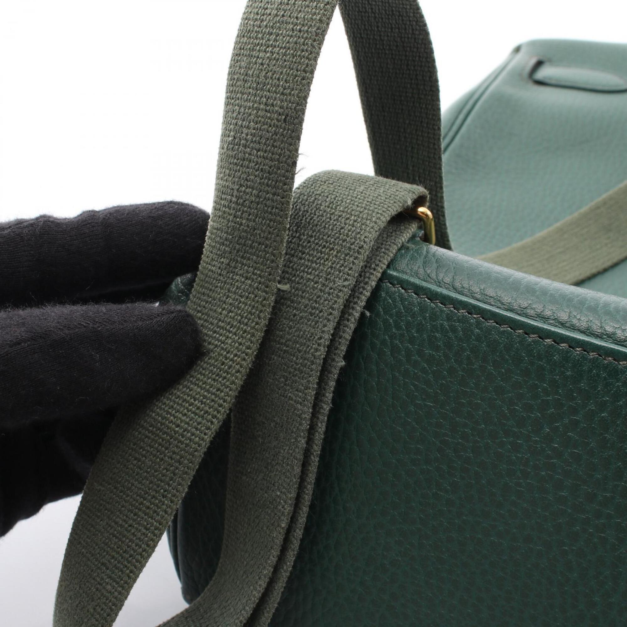 Hermes Green Ardennes Leather Backpack Handbag (Pre-Owned)