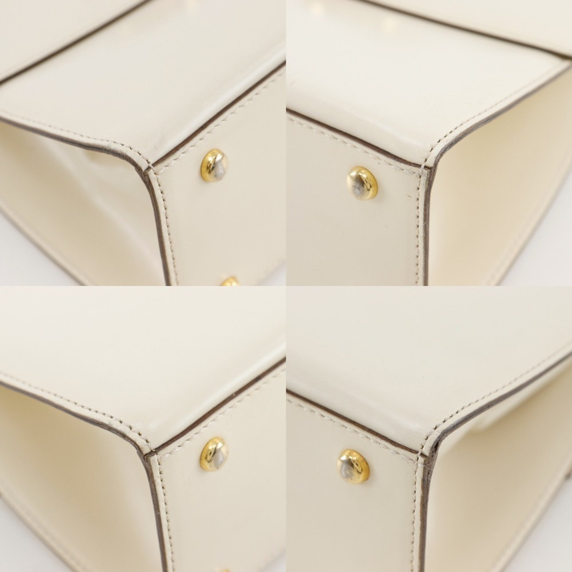 Celine White Leather Handbag (Pre-Owned)