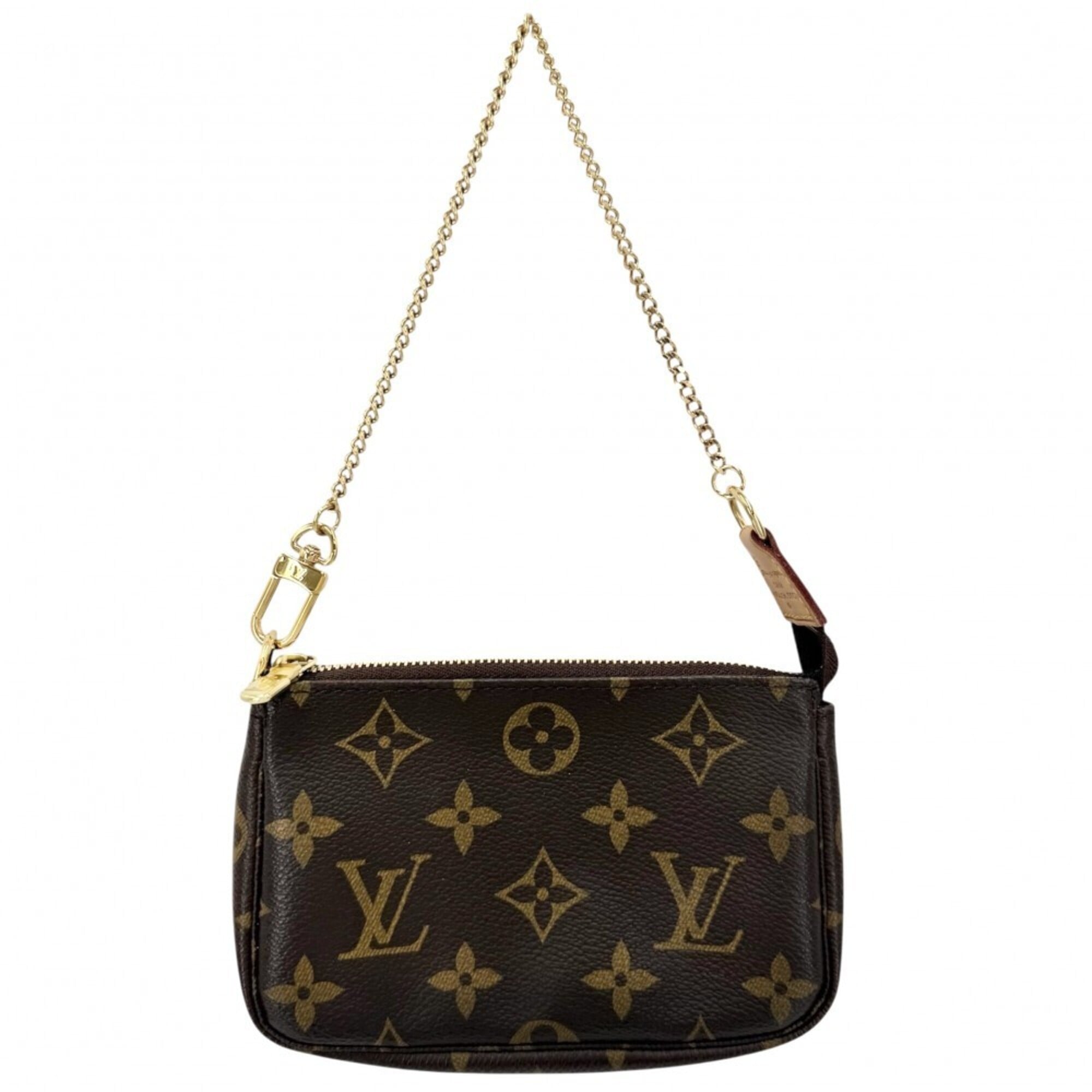 Louis Vuitton Brown Monogram Handbag Pochette Pouch (Pre-Owned)