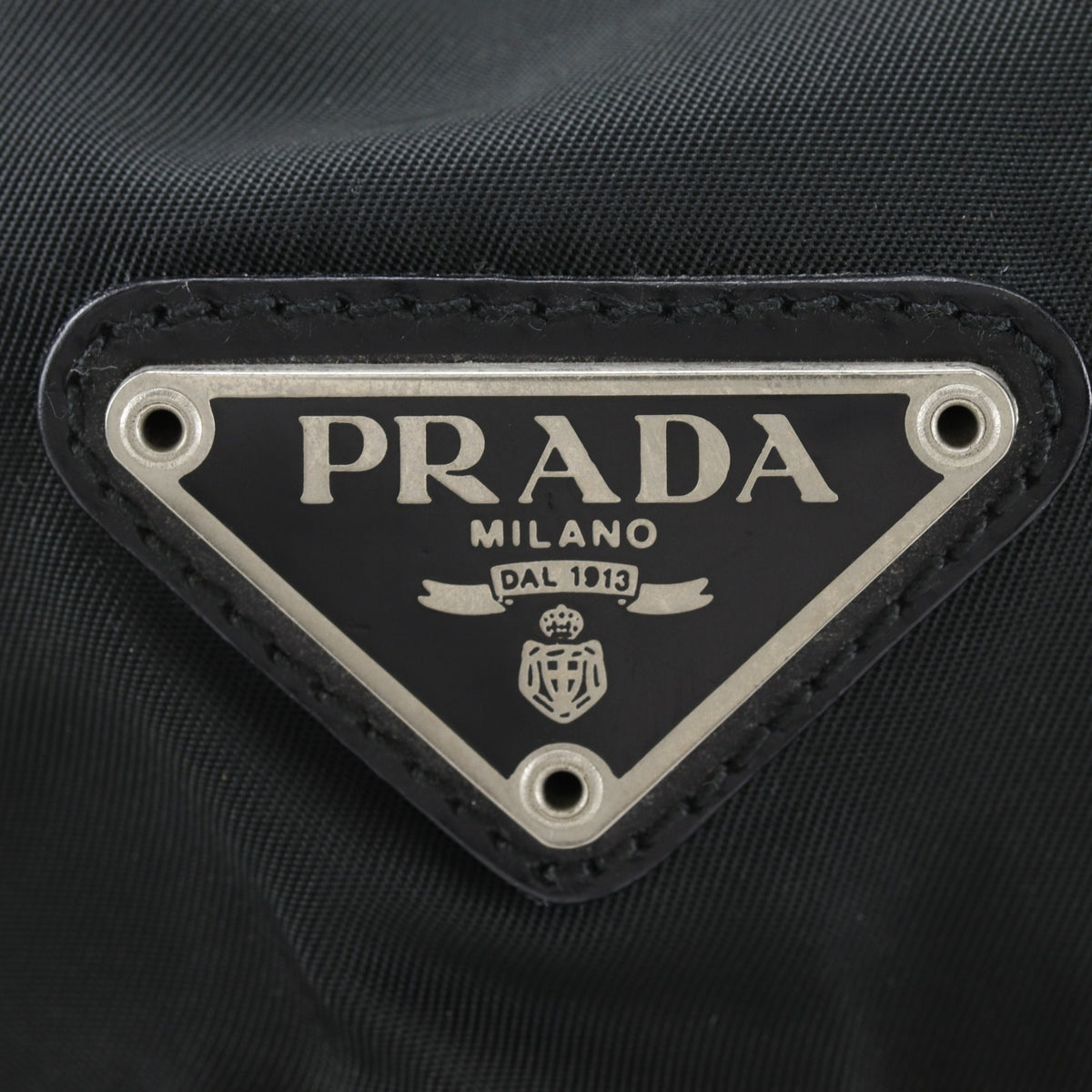 Prada Black Nero Nylon Backpack (Pre-Owned)