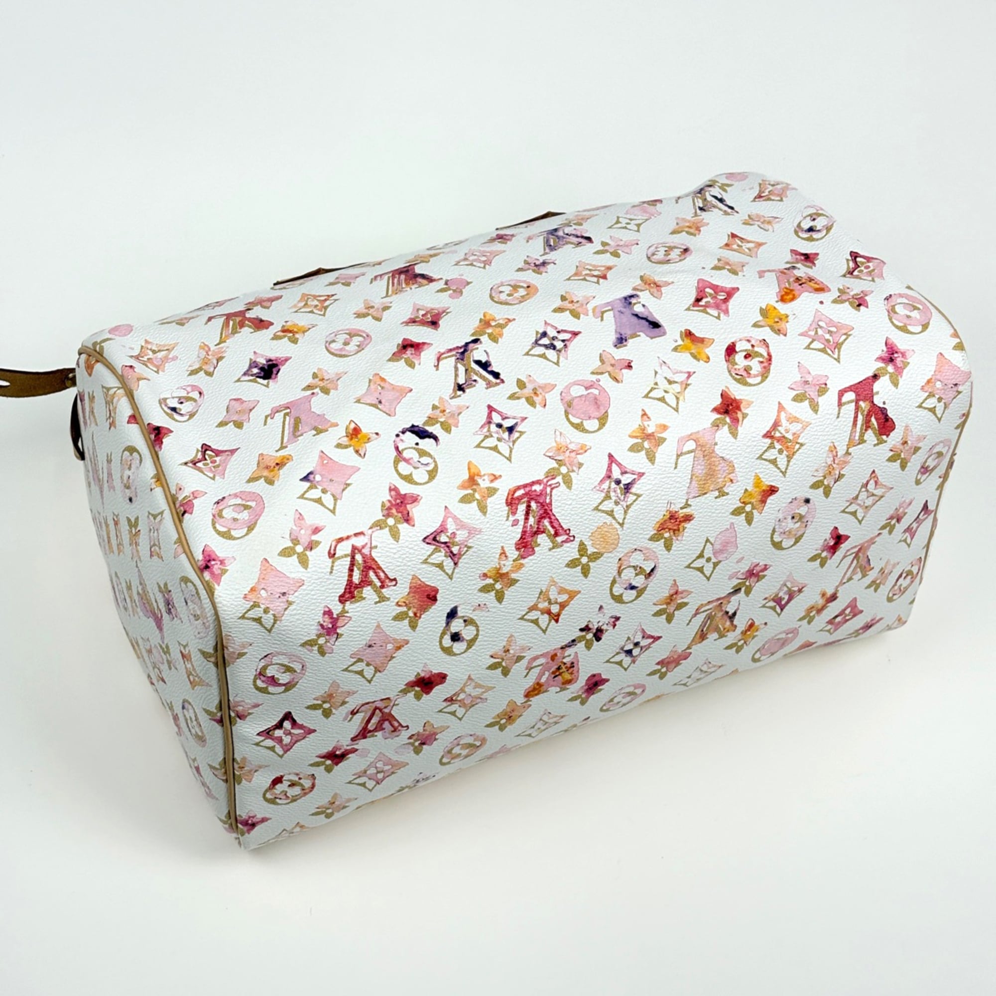 Louis Vuitton Blanc White Monogram Handbag (Pre-Owned)