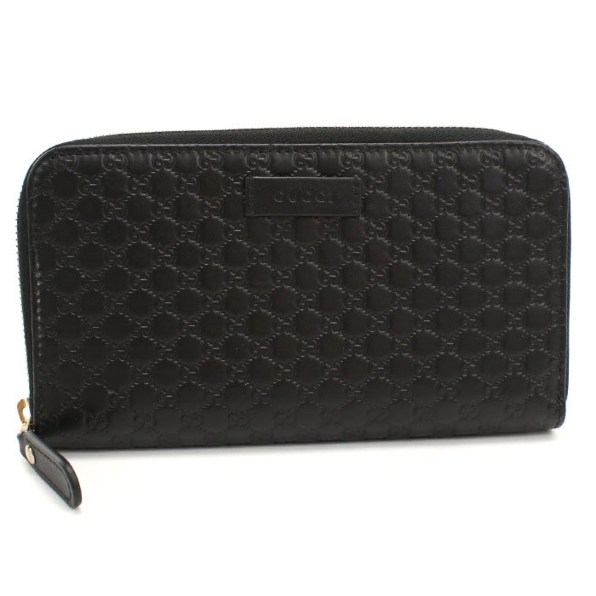 Gucci Black Leather Long Wallet (Bi-Fold) (Pre-Owned)