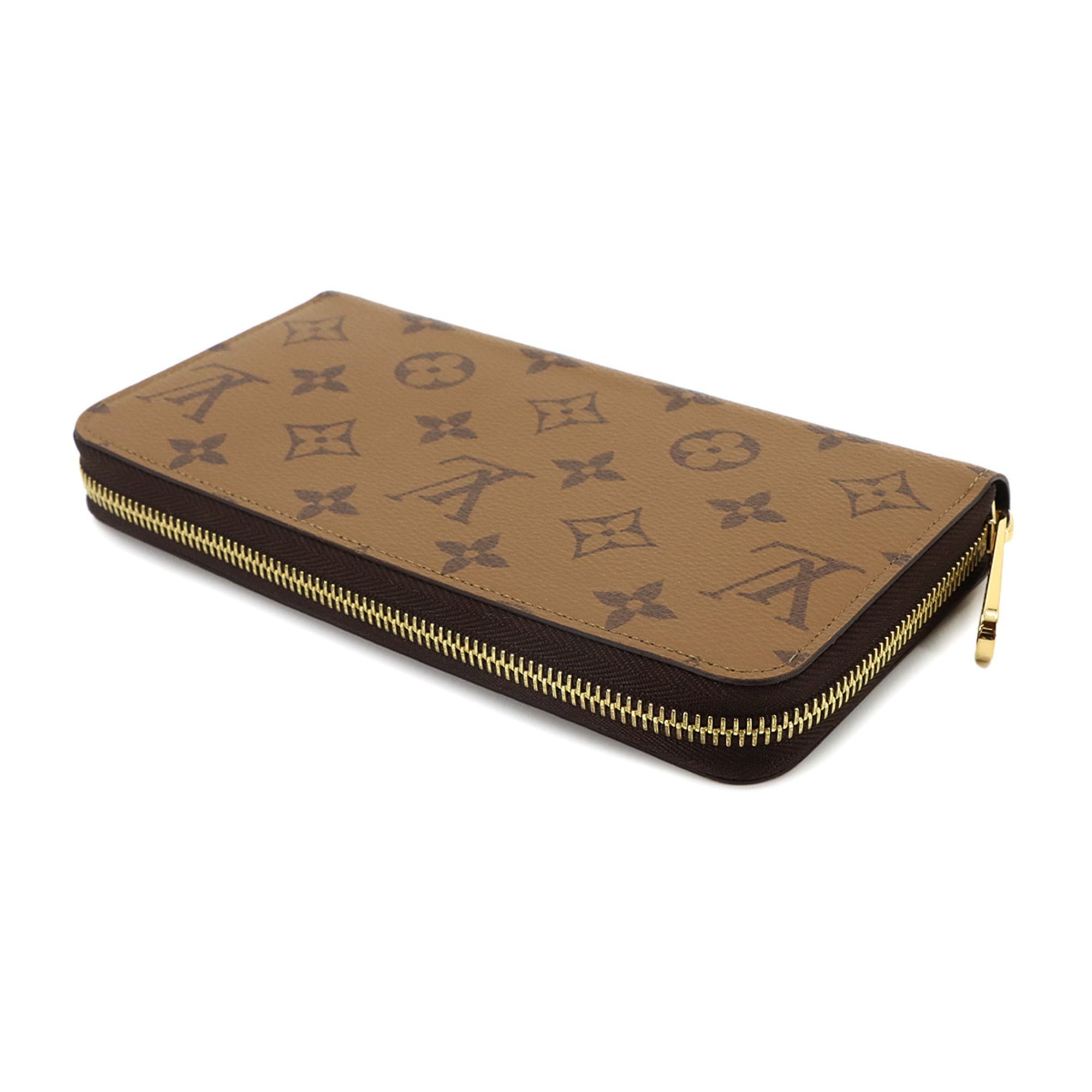 Louis Vuitton Monogram Reverse Monogram Reverse Long Wallet (Bi-Fold) (Pre-Owned)