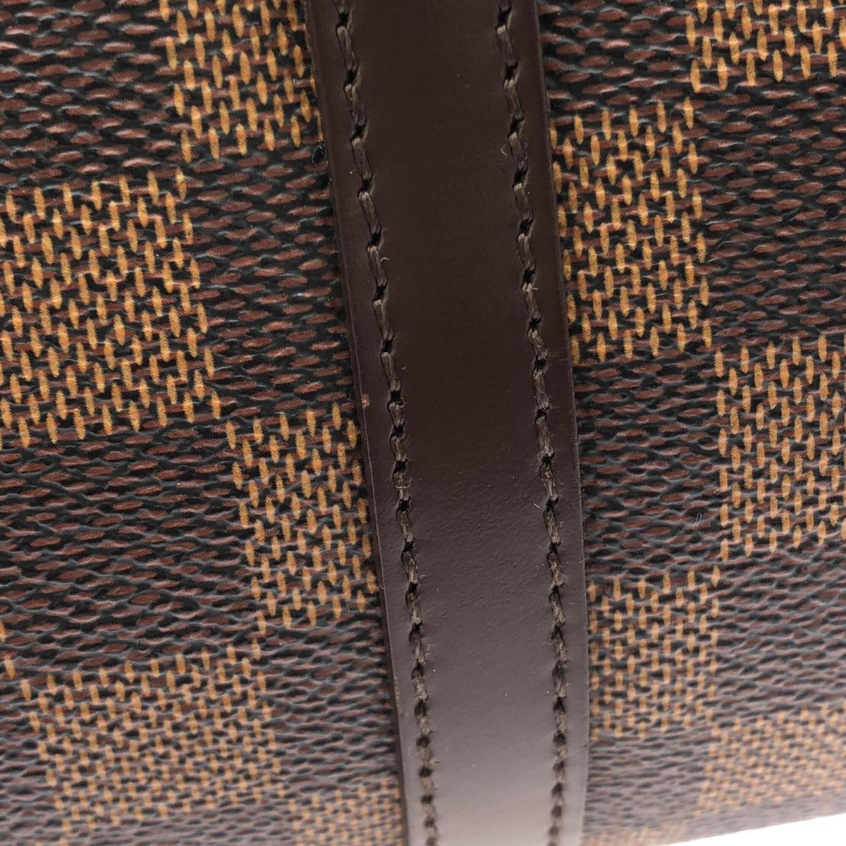 Louis Vuitton Ebene Coated Canvas Handbag Pouch (Pre-Owned)