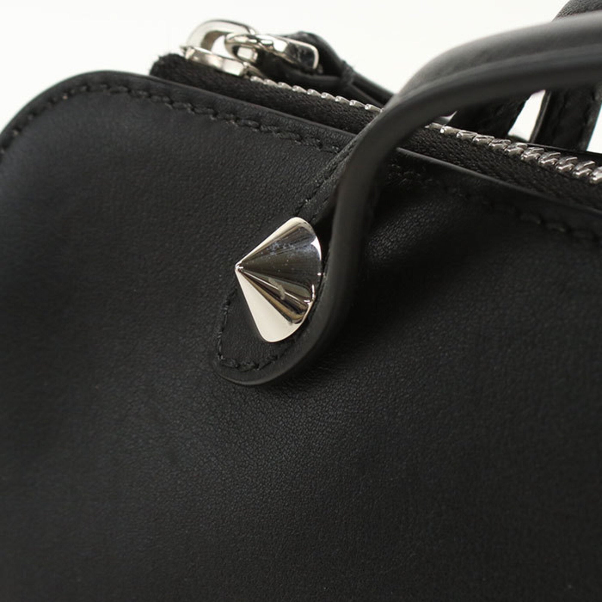Fendi Black Leather Handbag (Pre-Owned)
