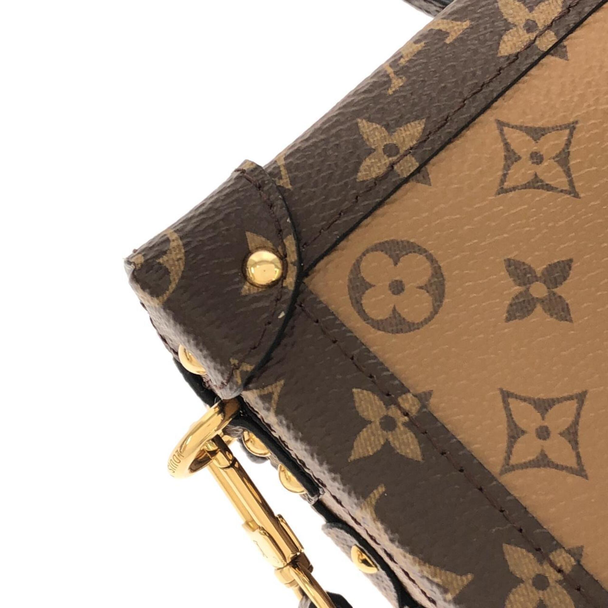 Louis Vuitton Monogram Reverse Marron Coated Canvas Shoulder Bag (Pre-Owned)