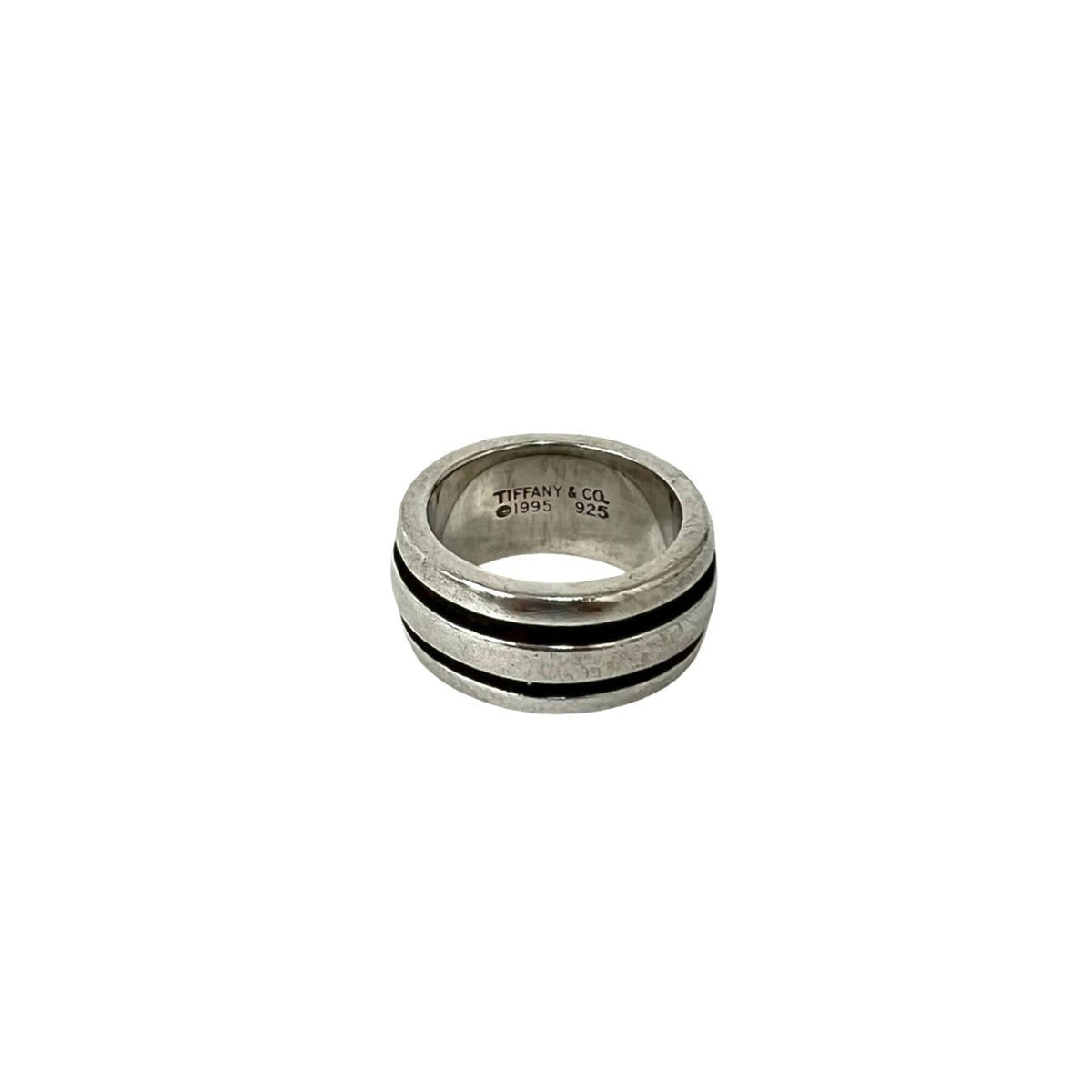 Tiffany Silver Silver 925 Band Ring (Pre-Owned)