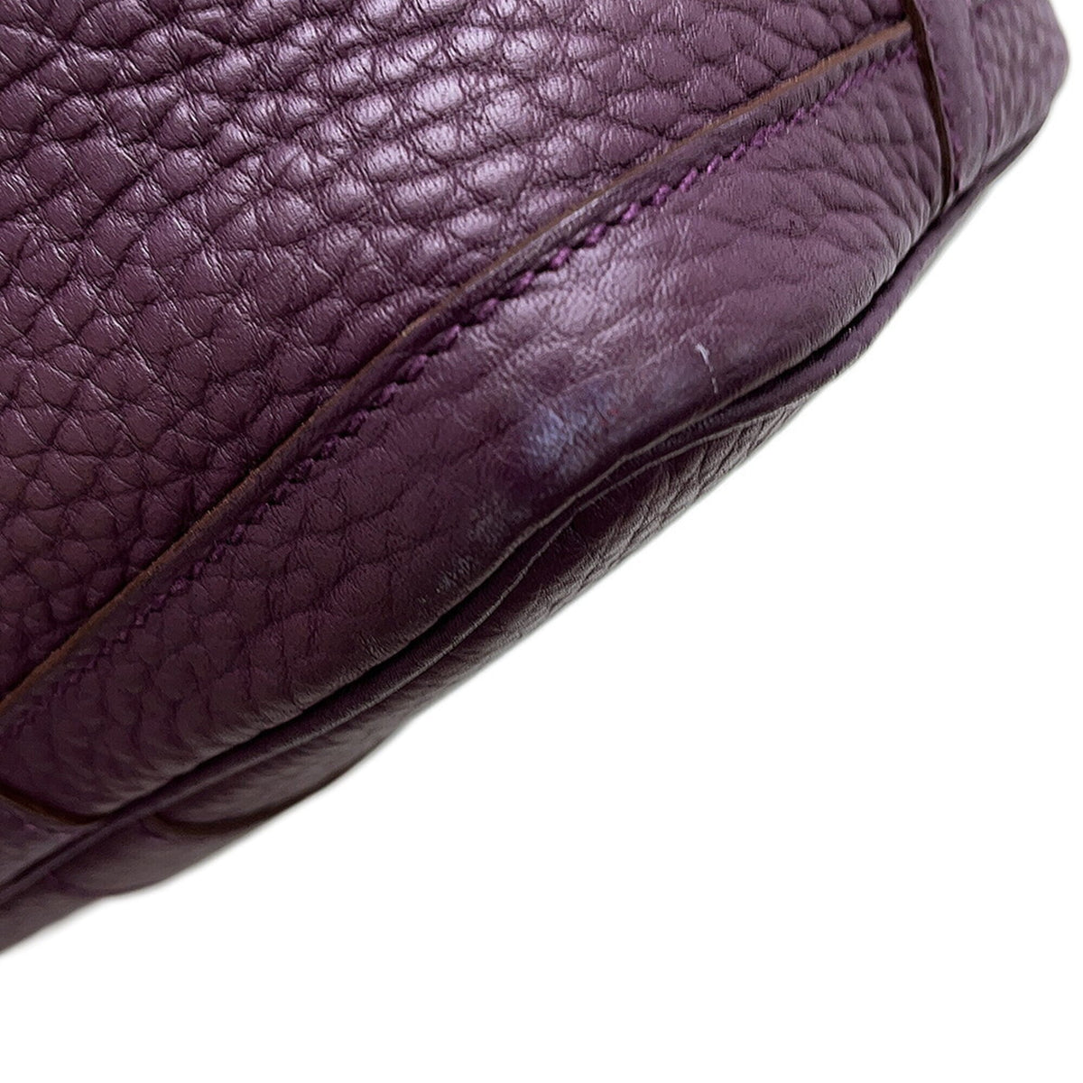 Hermes Cassis Buffalo Leather Handbag Tote Bag (Pre-Owned)