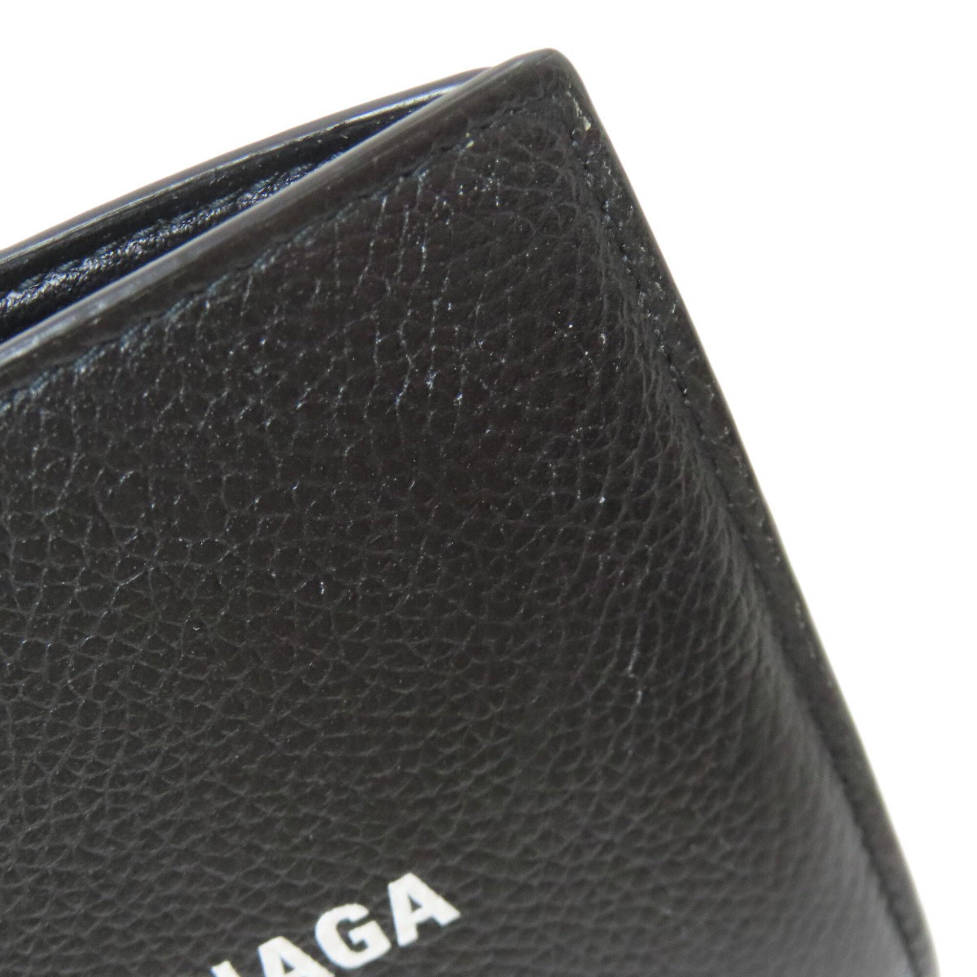 Balenciaga Black Leather Wallet (Bi-Fold) (Pre-Owned)