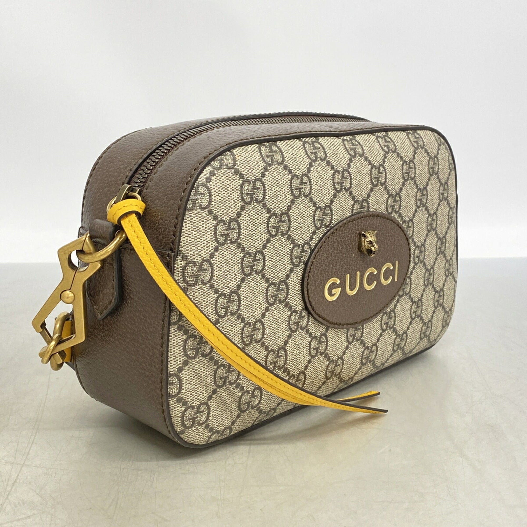 Gucci Brown Pvc Shoulder Bag (Pre-Owned)