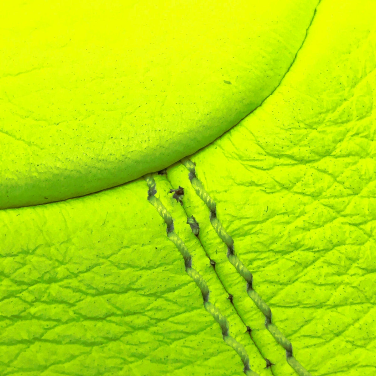 Sergio Rossi Fluorescent Yellow Leather Clutch Bag (Pre-Owned)