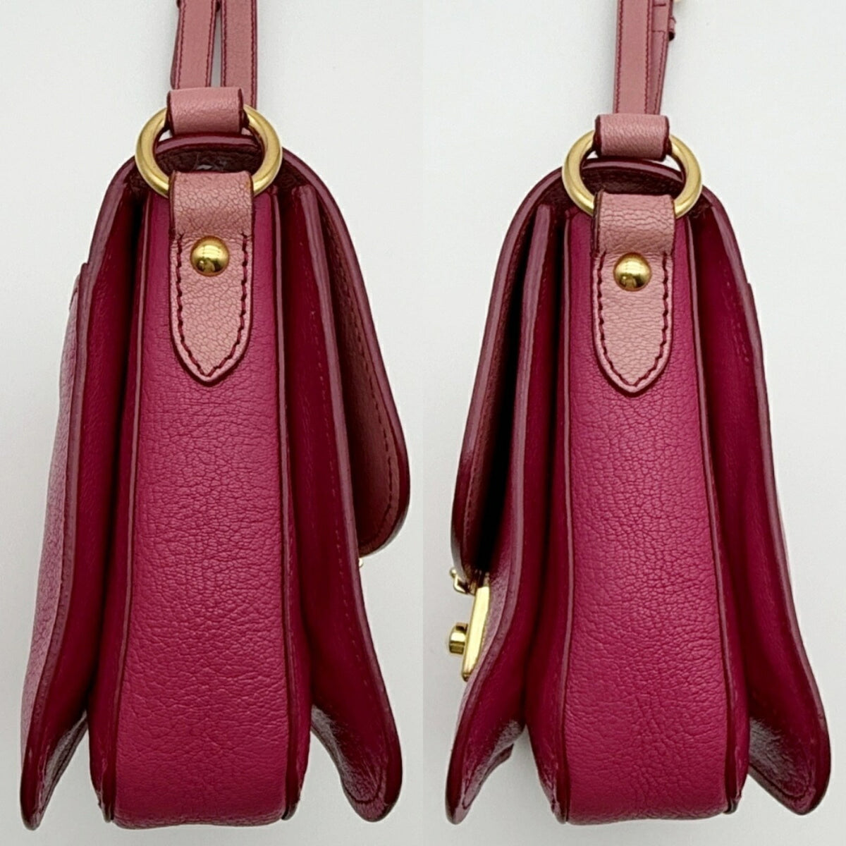 Miu Miu Pink Leather Shoulder Bag (Pre-Owned)