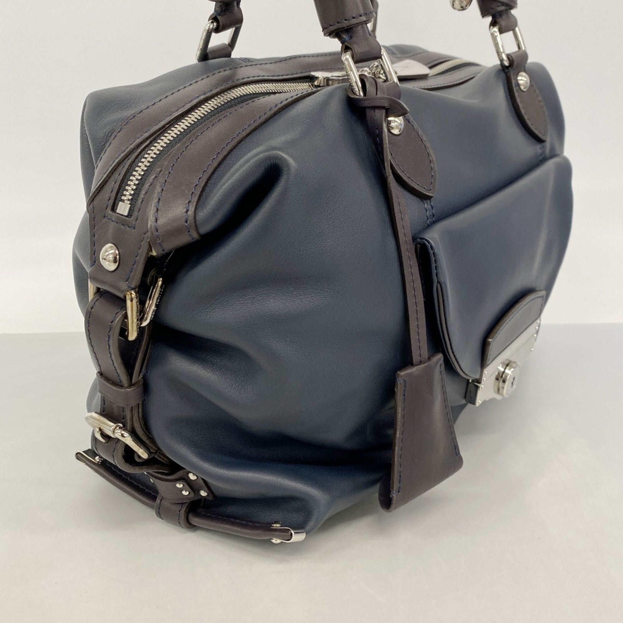 Louis Vuitton Navy Boston Bag (Pre-Owned)