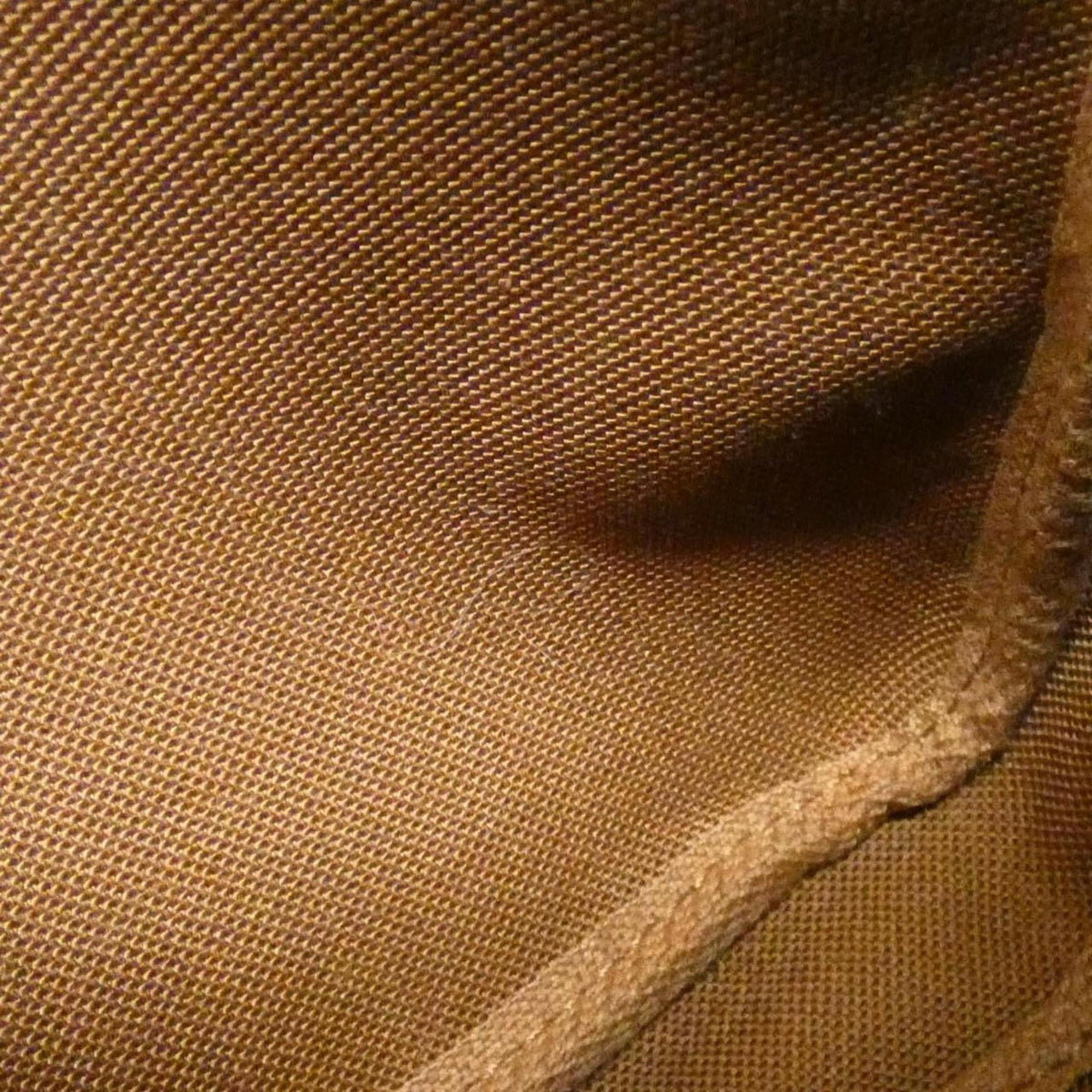 Louis Vuitton Marron Coated Canvas Pouch (Pre-Owned)