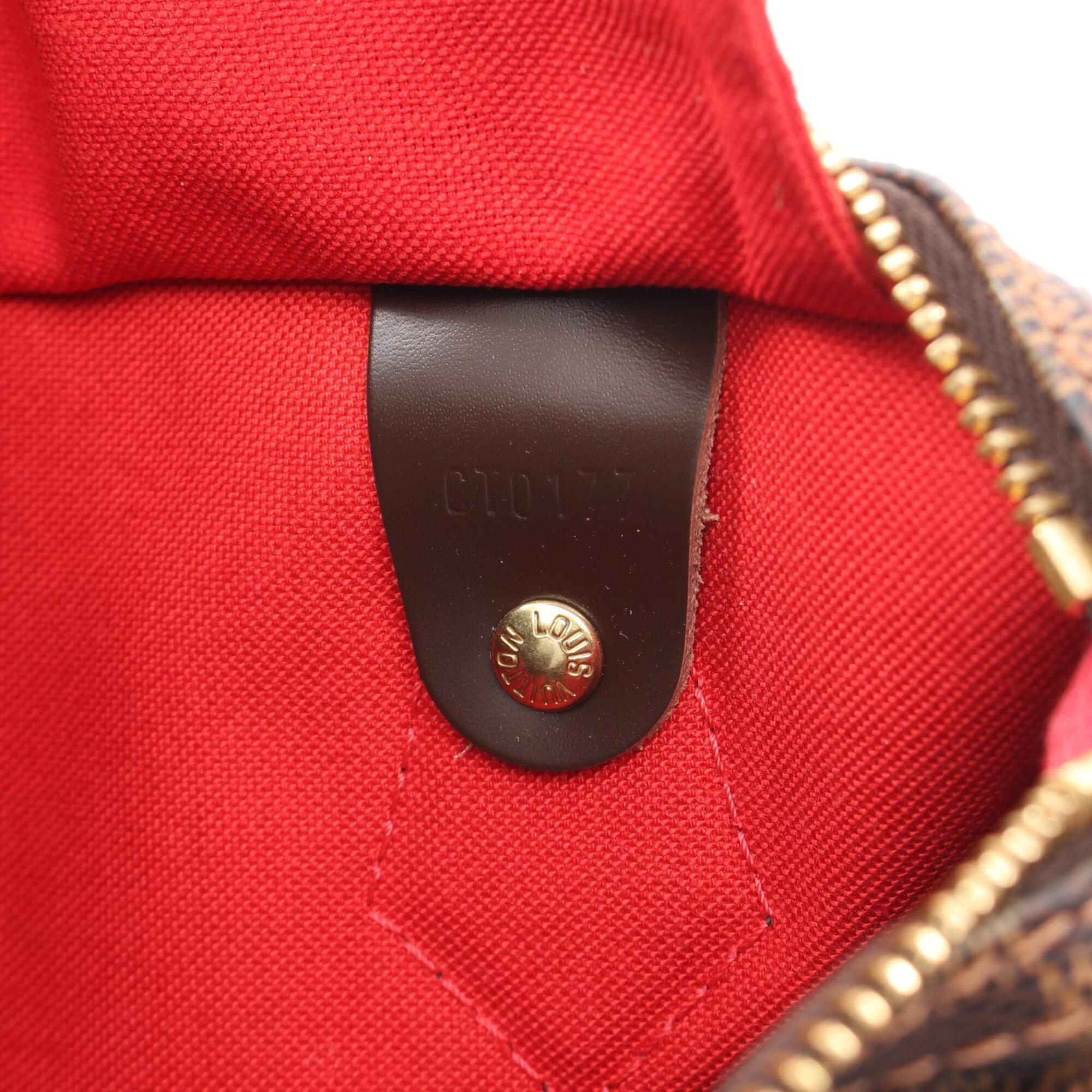Louis Vuitton Brown Coated Canvas Leather Handbag (Pre-Owned)