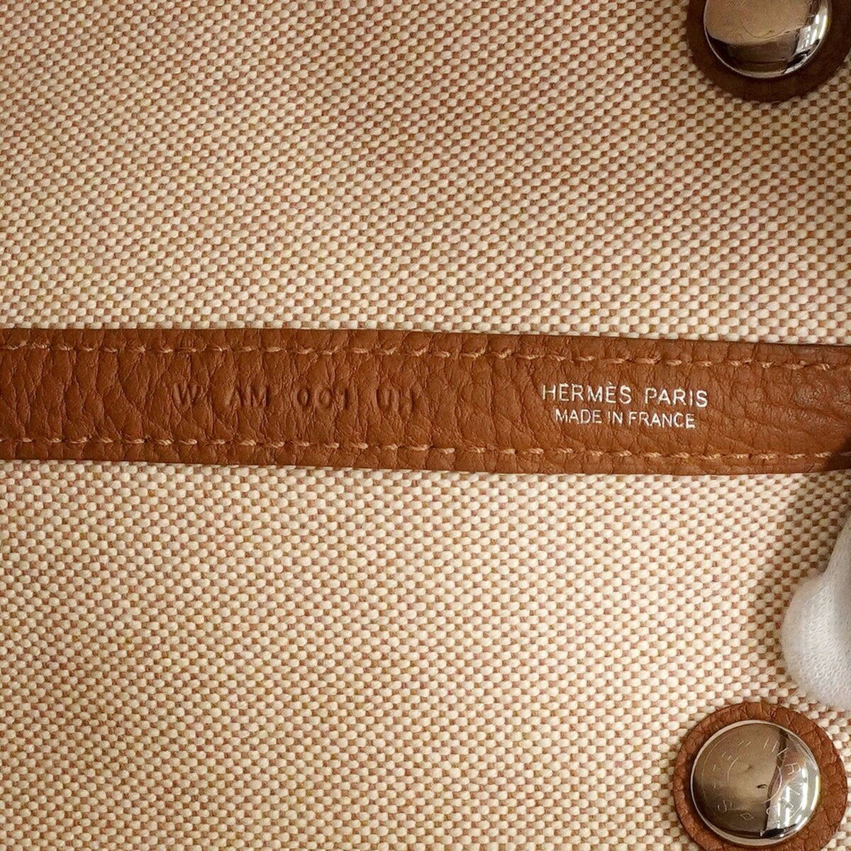 Hermes Gold Multi-Color Toile H Negonda Leather Tote Bag (Pre-Owned)