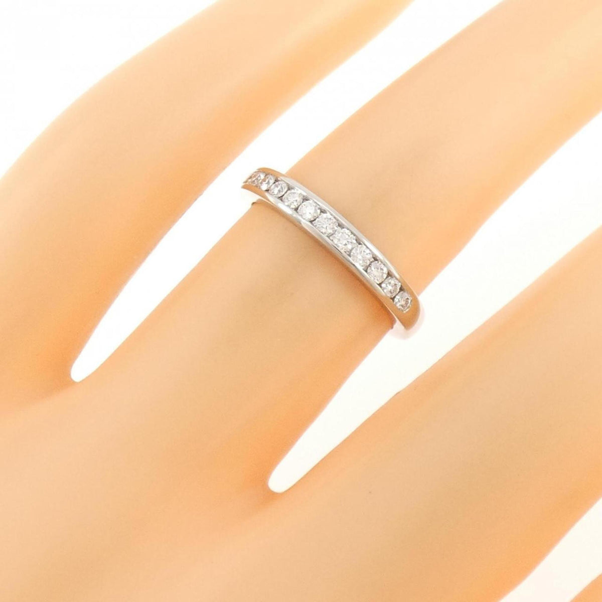Tiffany Platinum Platinum 950 Band Ring (Pre-Owned)