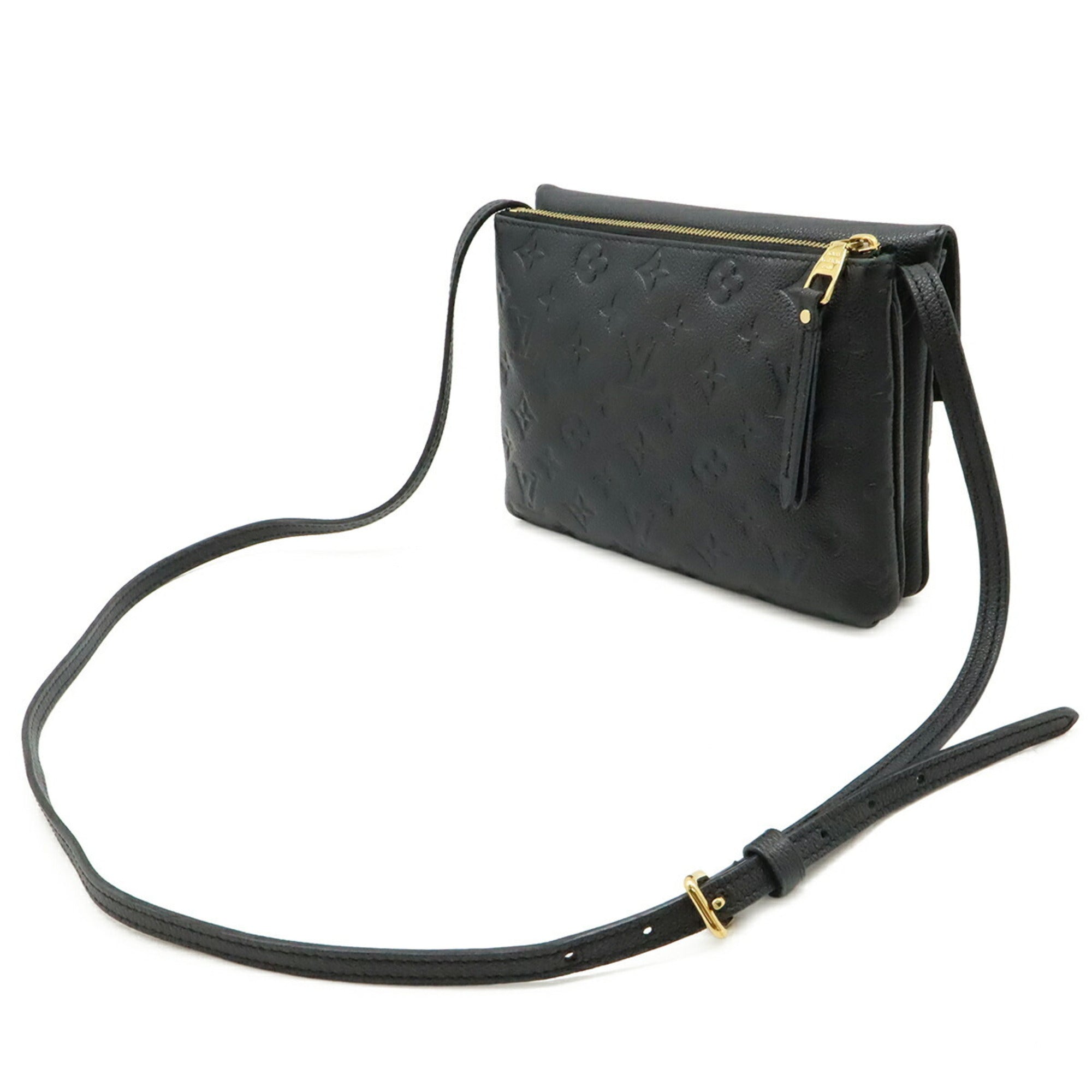 Louis Vuitton Monogram Empreinte Black Noir Monogram Empreinte Shoulder Bag (Pre-Owned)