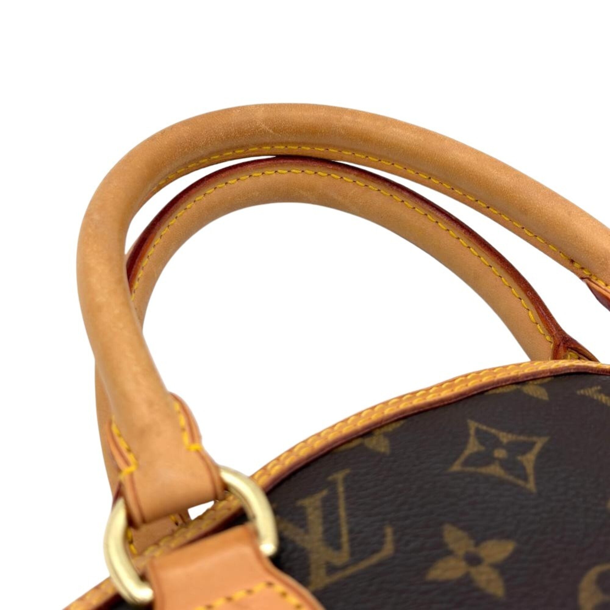 Louis Vuitton Brown Monogram Canvas Handbag (Pre-Owned)