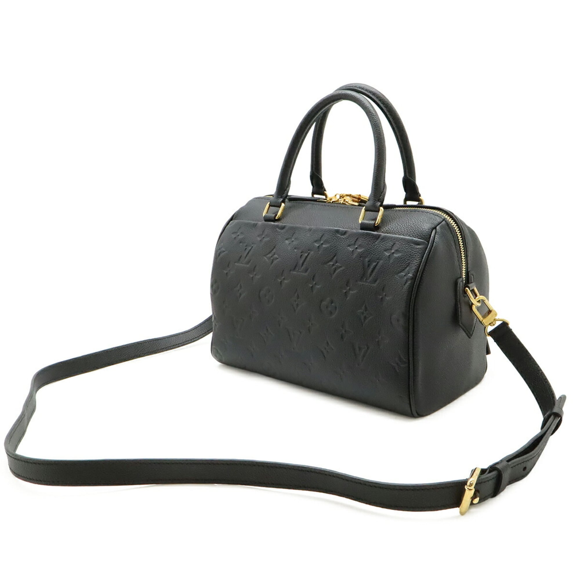 Louis Vuitton Black Noir Monogram Empreinte Handbag Shoulder Bag (Pre-Owned)