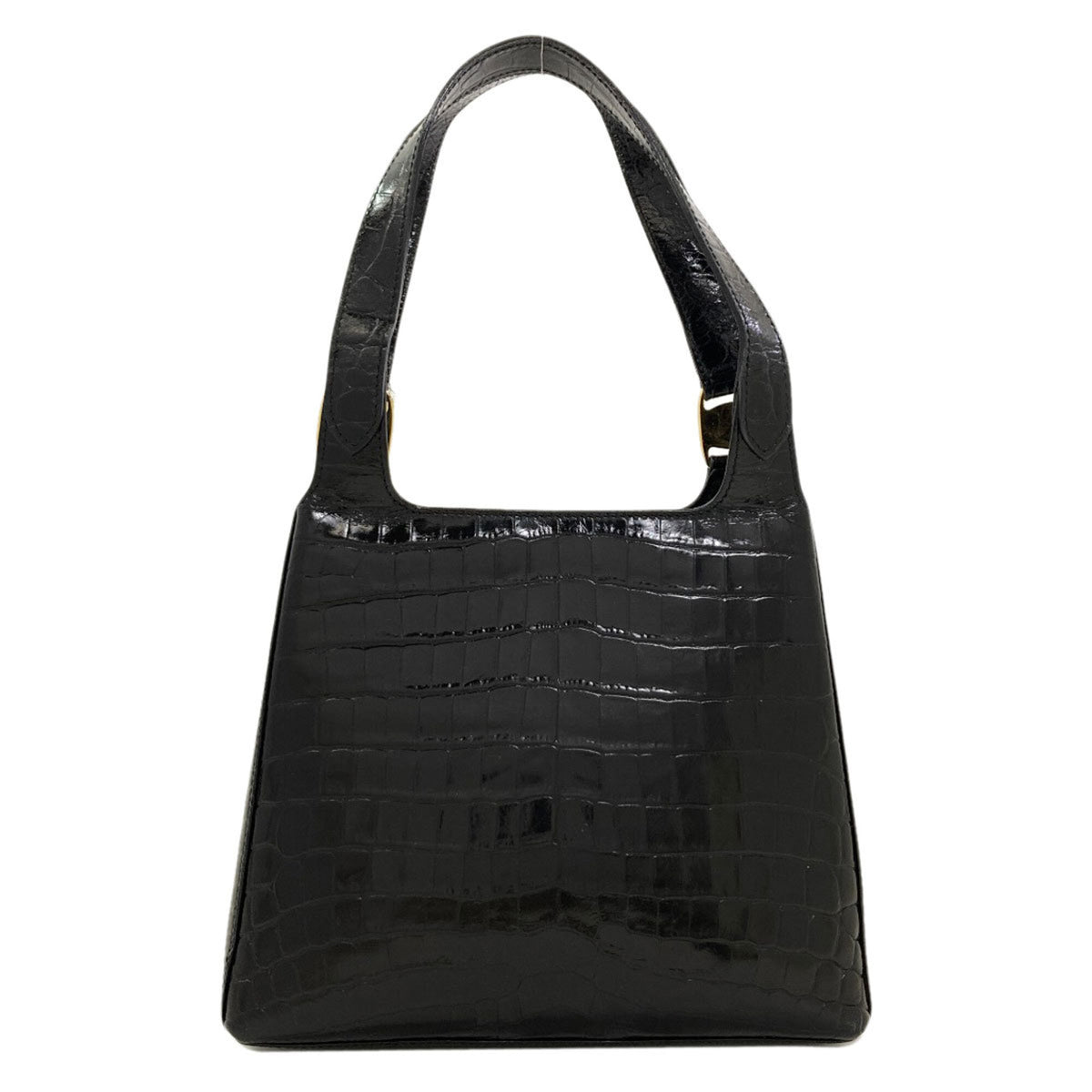 Salvatore Ferragamo Black Leather Handbag (Pre-Owned)