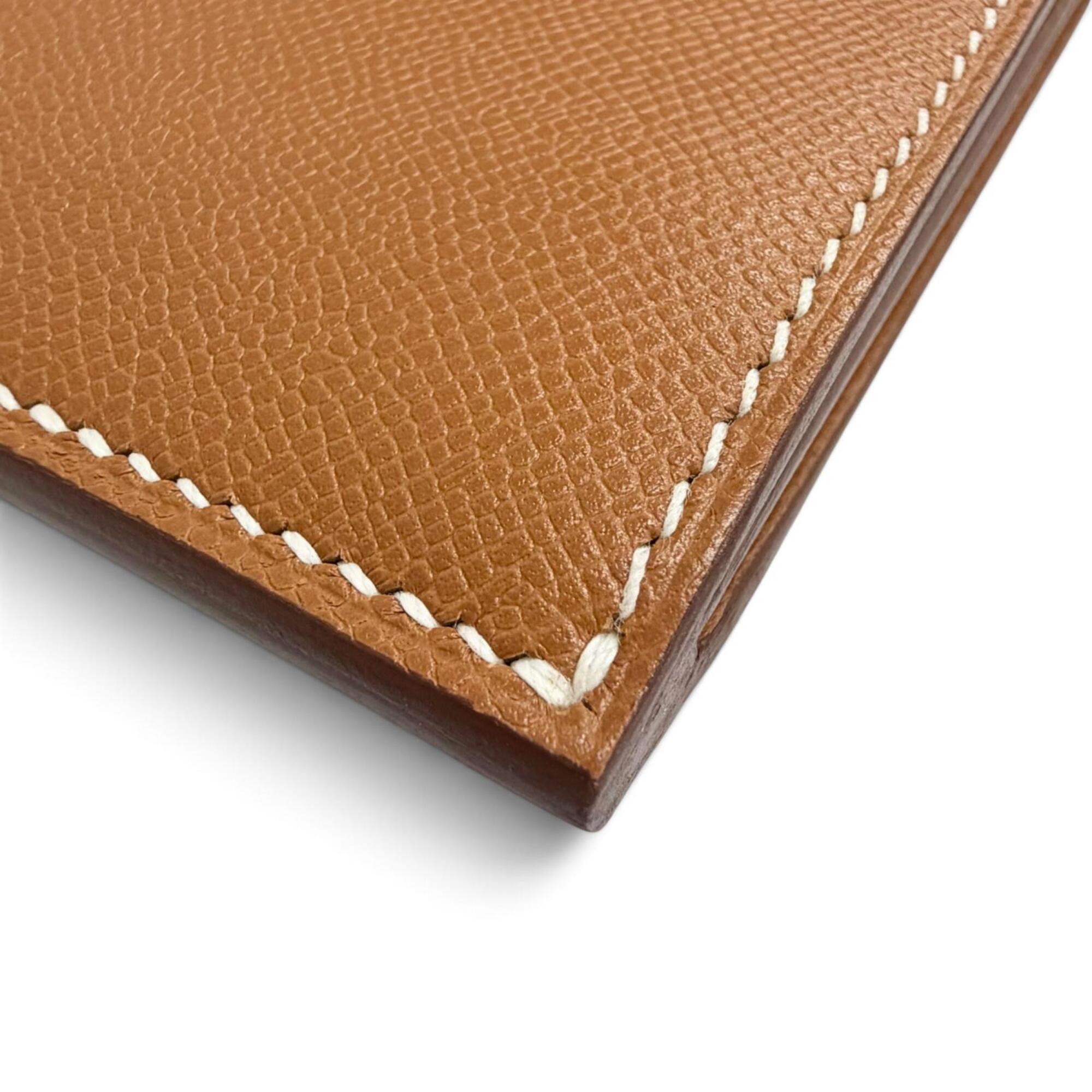 Hermes Gold Long Wallet (Bi-Fold) (Pre-Owned)