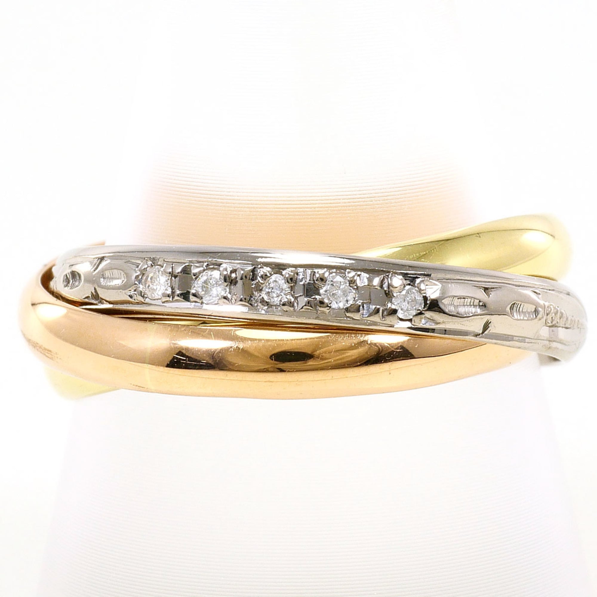 Unbranded White Gold White Gold (18K) Band Ring (Pre-Owned)