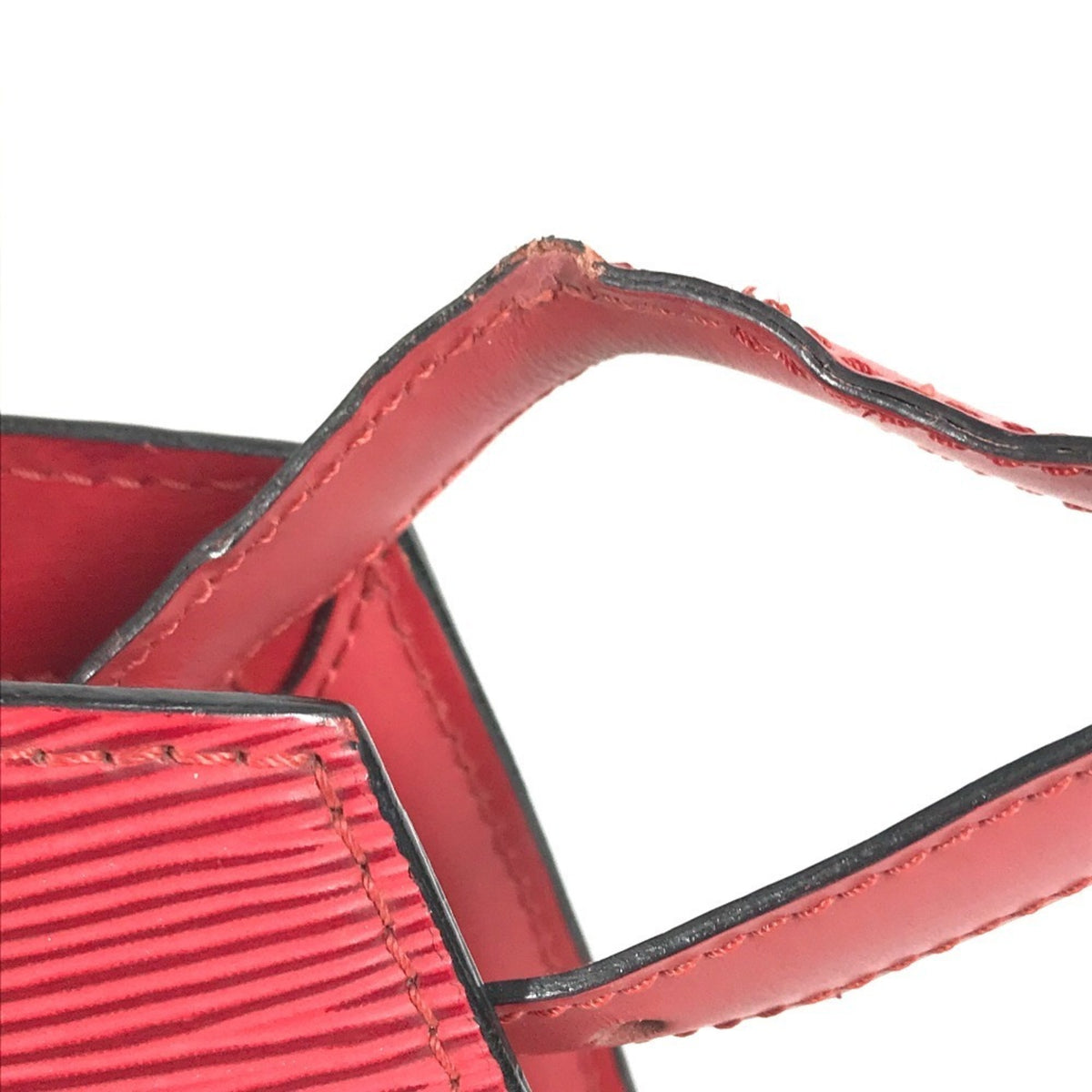 Louis Vuitton Castilian Red Red Color Epi Leather Shoulder Bag (Pre-Owned)