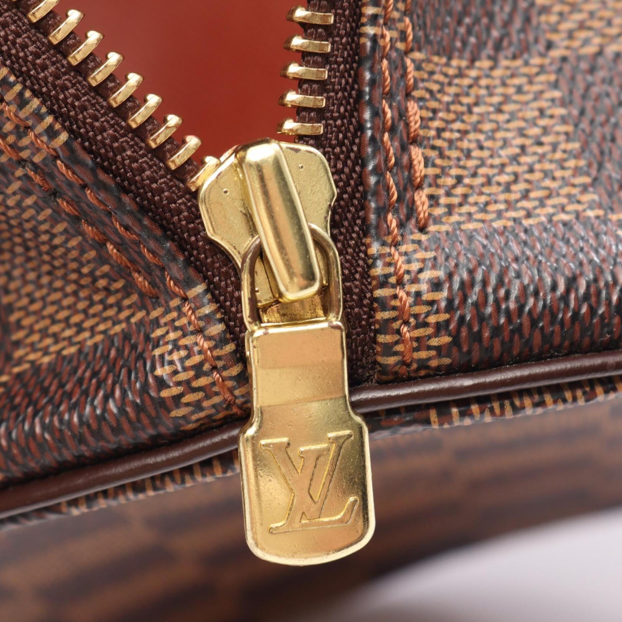 Louis Vuitton Brown Damier Canvas Coated Canvas Leather Handbag (Pre-Owned)