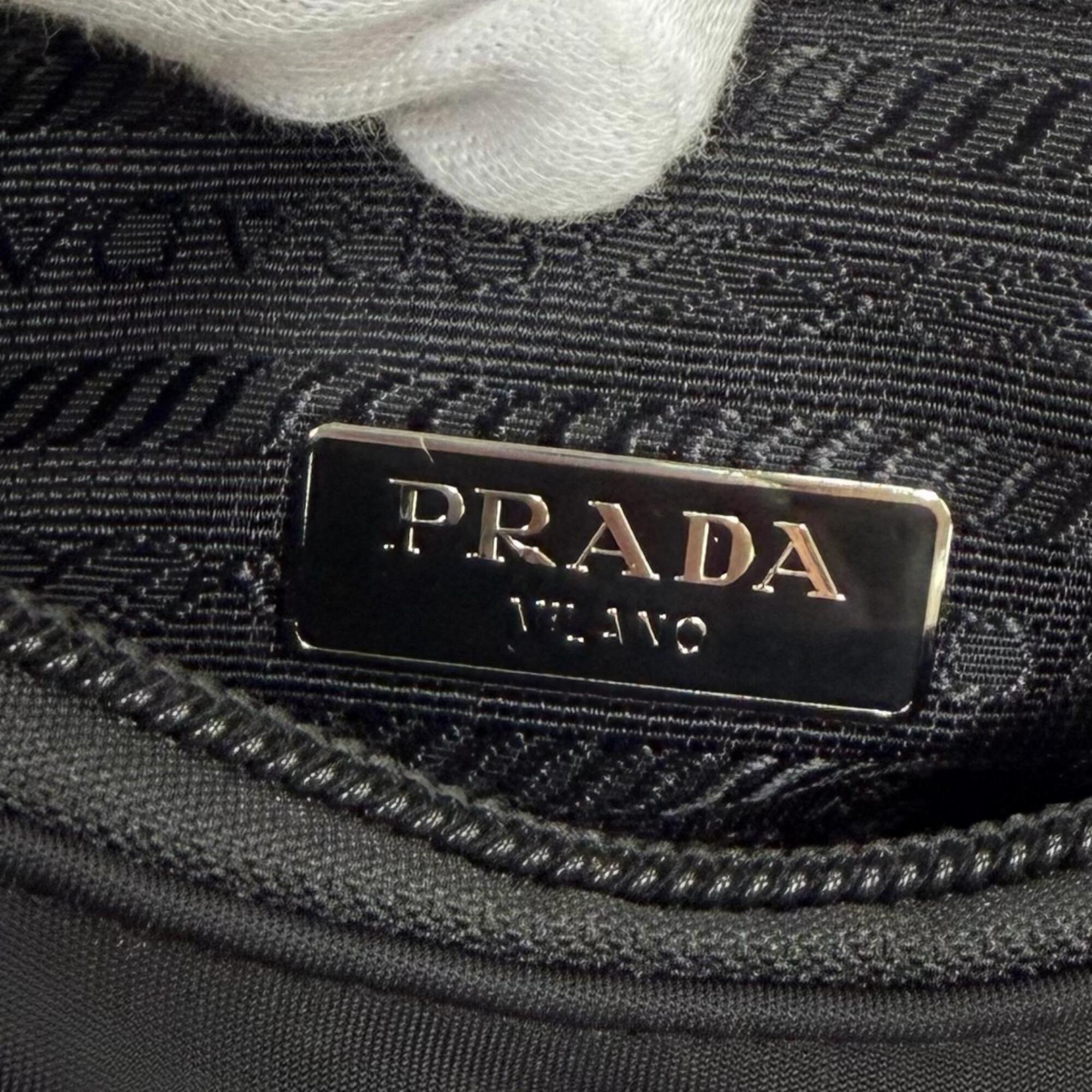 Prada Brown Nylon Shoulder Bag (Pre-Owned)