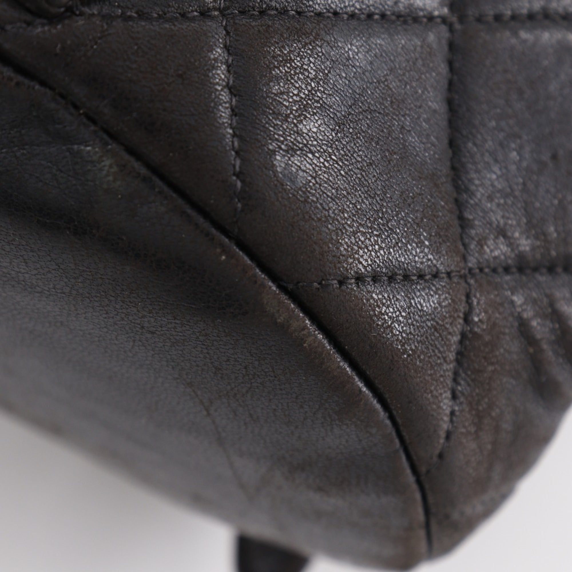 Chanel Black Leather Backpack (Pre-Owned)