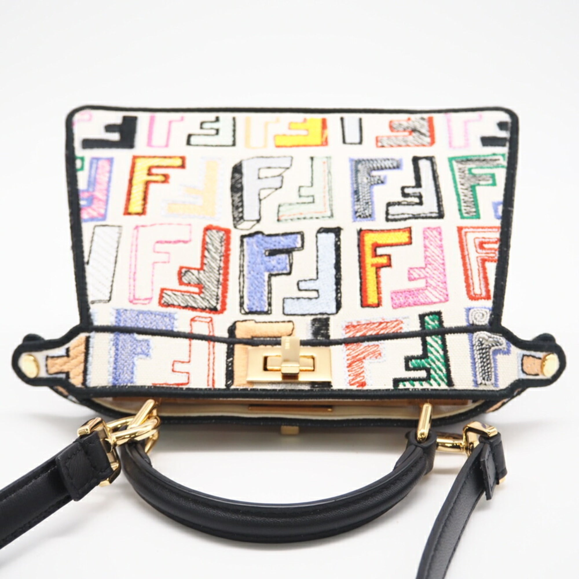 Fendi Multi-Color Canvas Handbag (Pre-Owned)