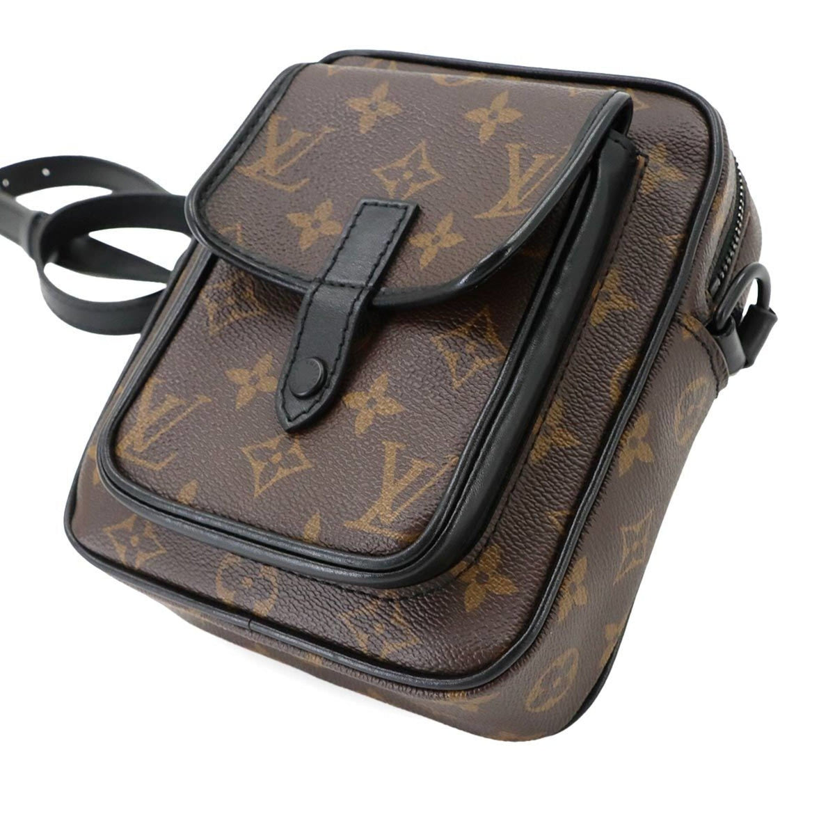 Louis Vuitton Monogram Macassar Canvas Leather Handbag Shoulder Bag (Pre-Owned)