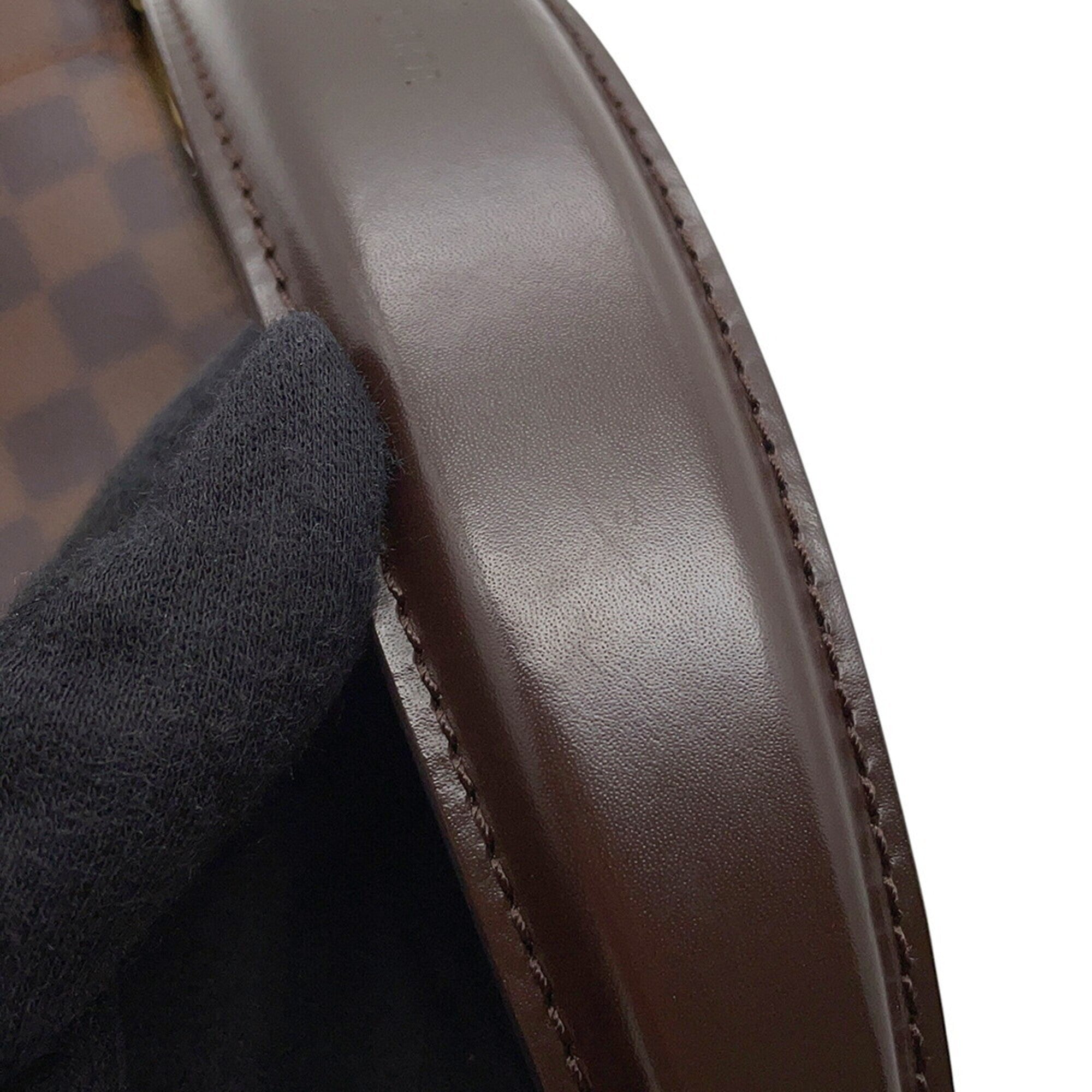 Louis Vuitton Damier Brown Damier Canvas Ebene Handbag (Pre-Owned)