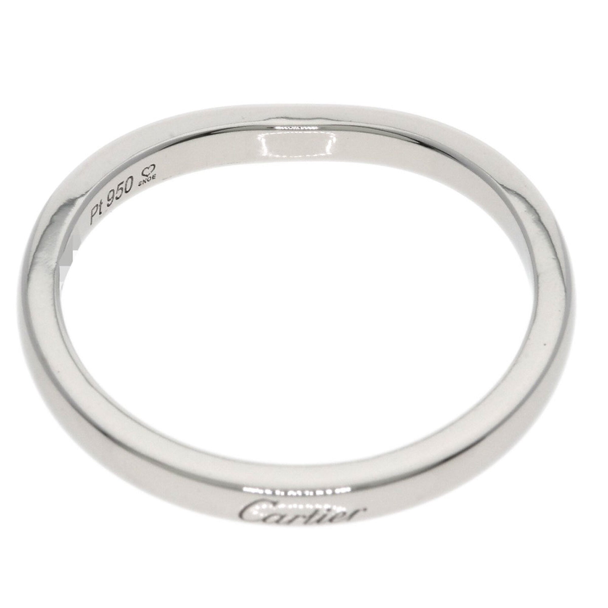 Cartier Platinum 950 Band Ring (Pre-Owned)