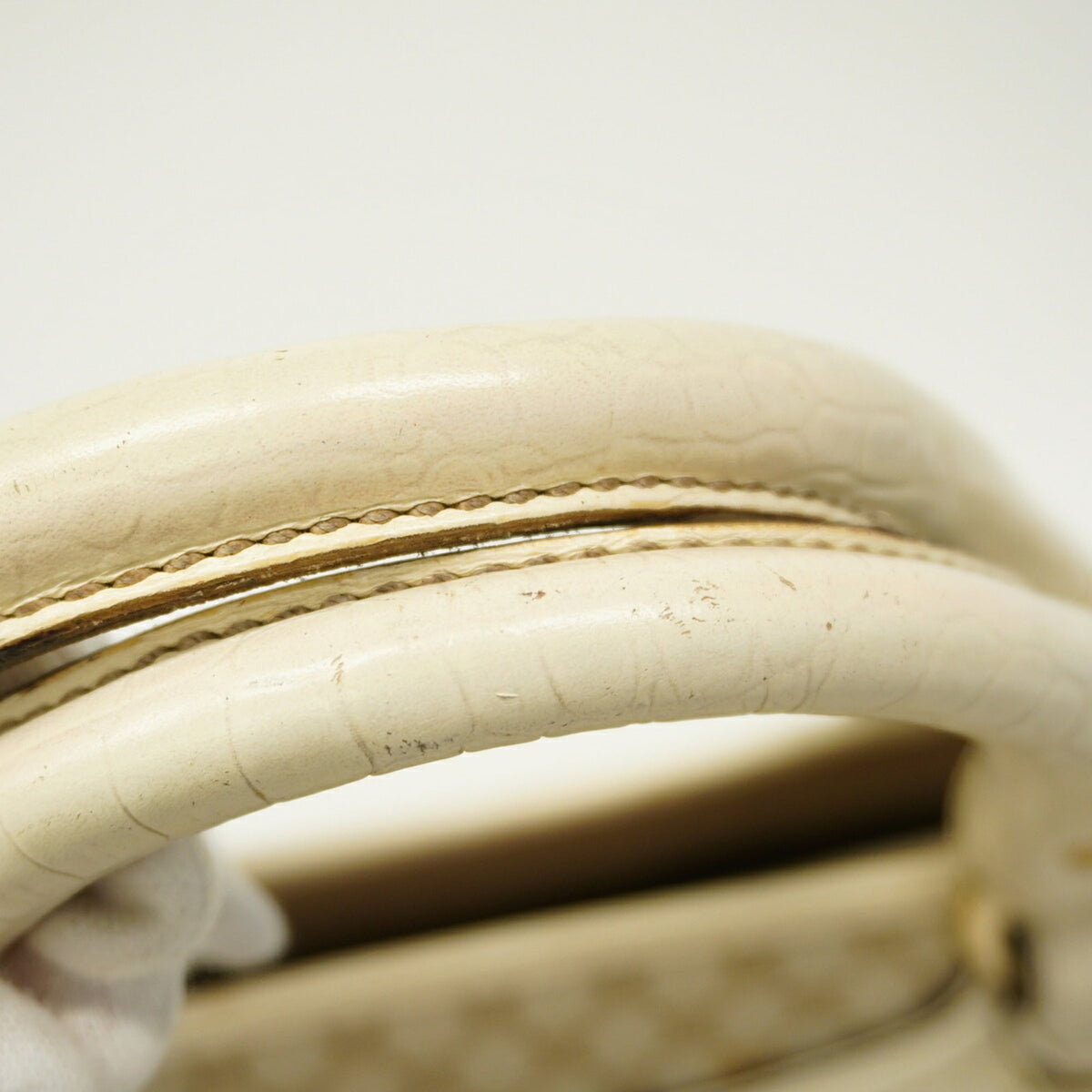 Celine Beige Canvas Leather Handbag (Pre-Owned)