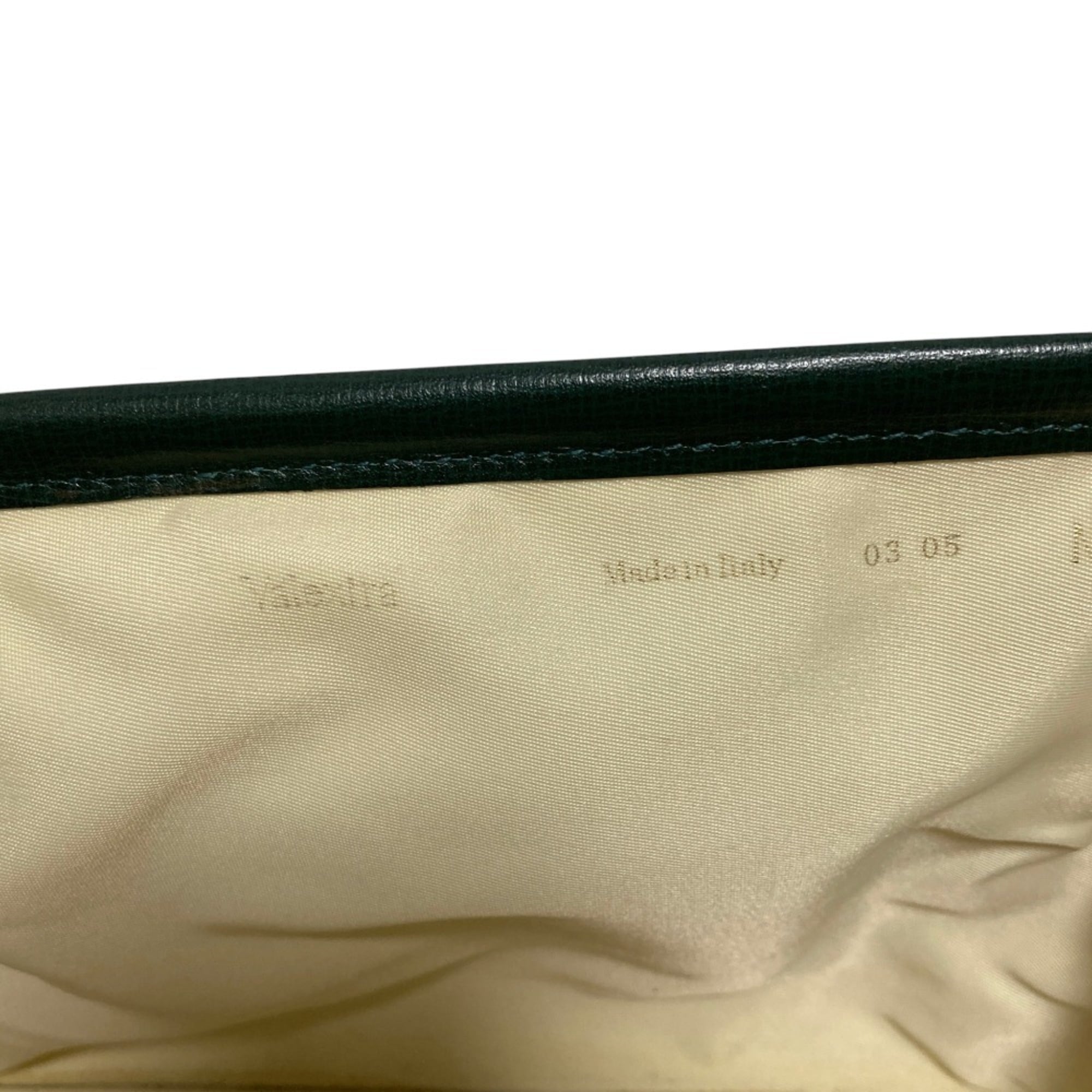 Valextra Green Leather Handbag (Pre-Owned)