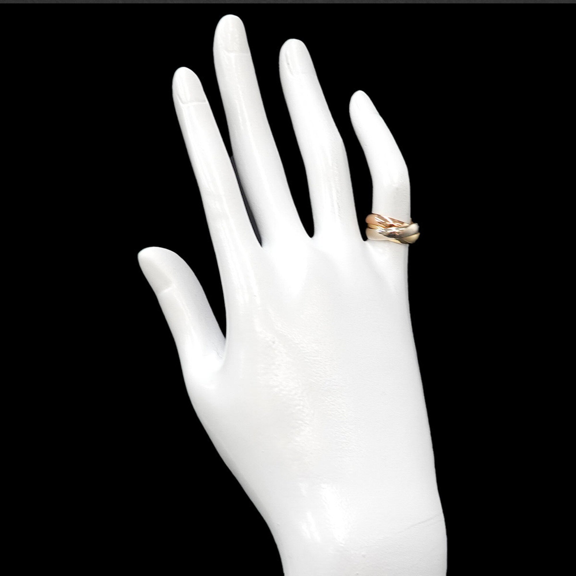Cartier Yellow Gold (18K) Pink Gold (18K) White Gold (18K) Band Ring (Pre-Owned)