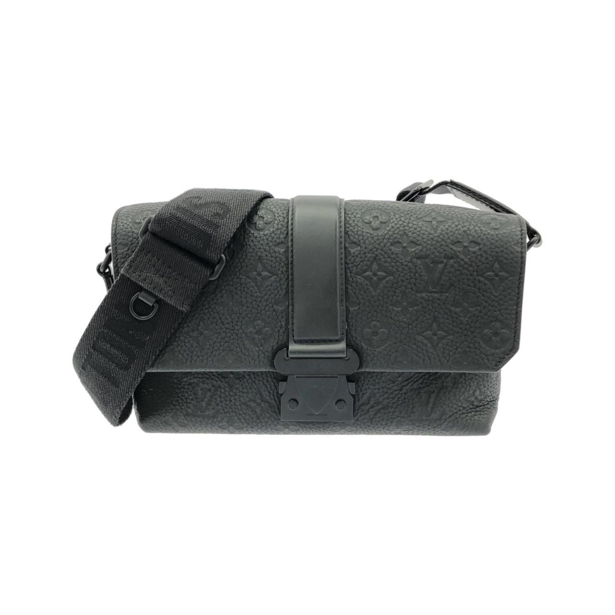Louis Vuitton Taurillon Black Leather Shoulder Bag (Pre-Owned)