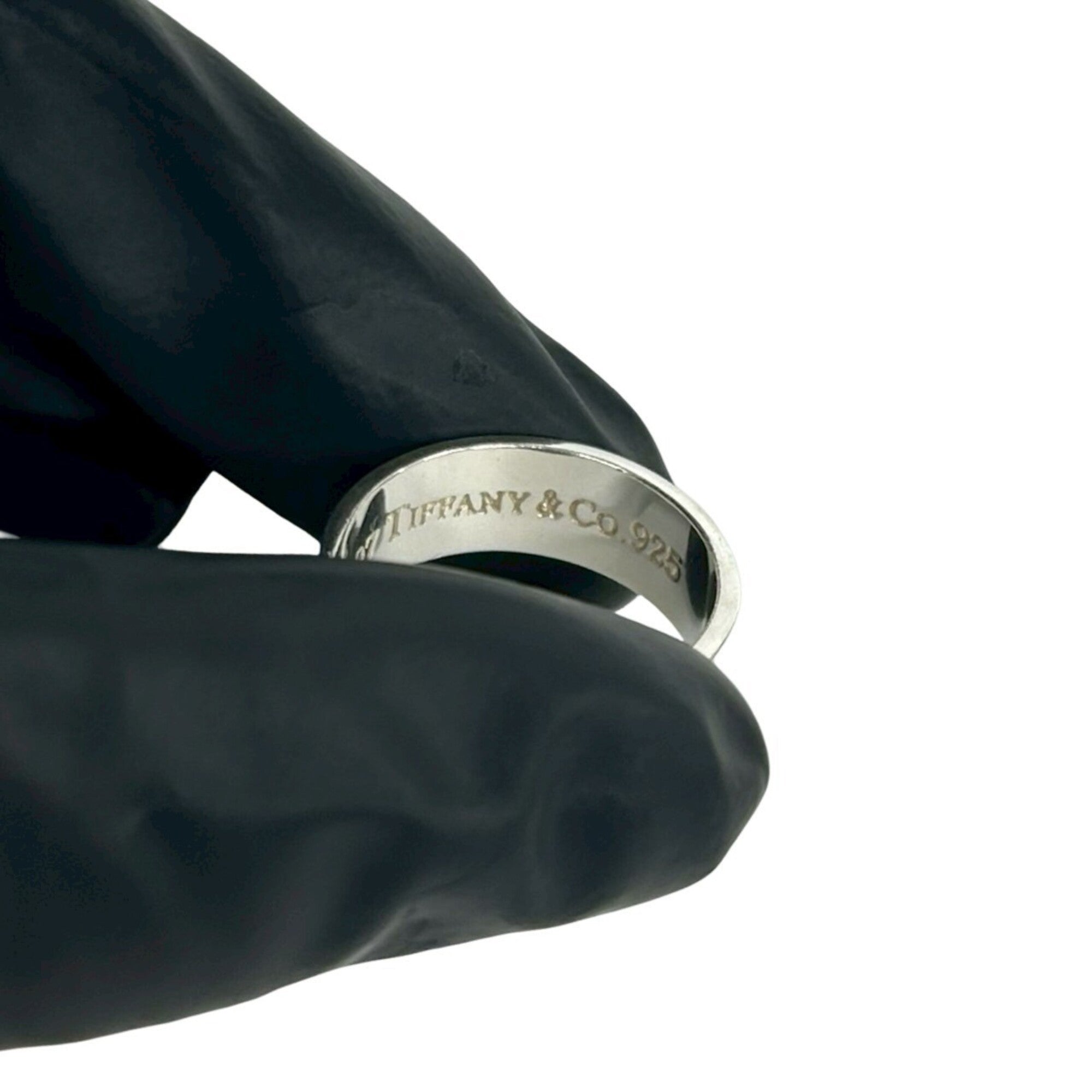 Tiffany Silver Silver 925 Band Ring (Pre-Owned)