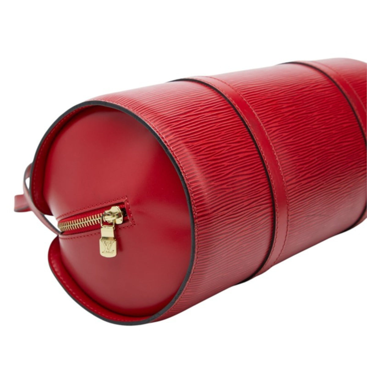 Louis Vuitton Castilian Red Leather Handbag Shoulder Bag (Pre-Owned)