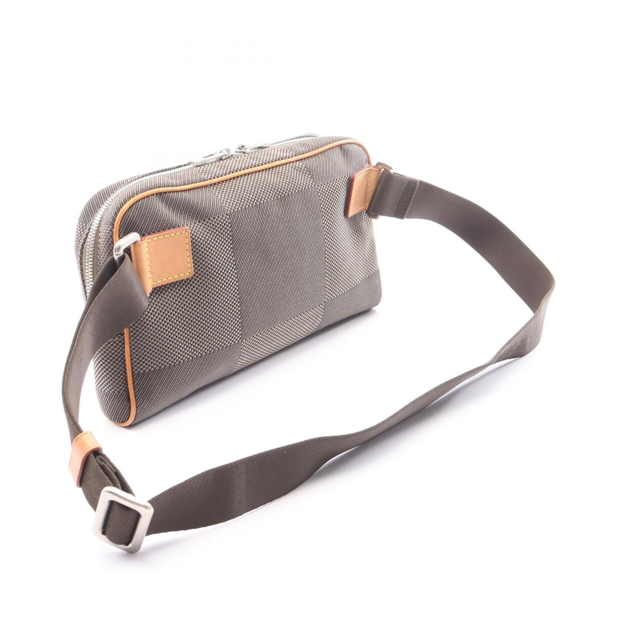 Louis Vuitton Earth Khaki Damier Geant Leather Nylon Canvas Fanny Pack Handbag (Pre-Owned)