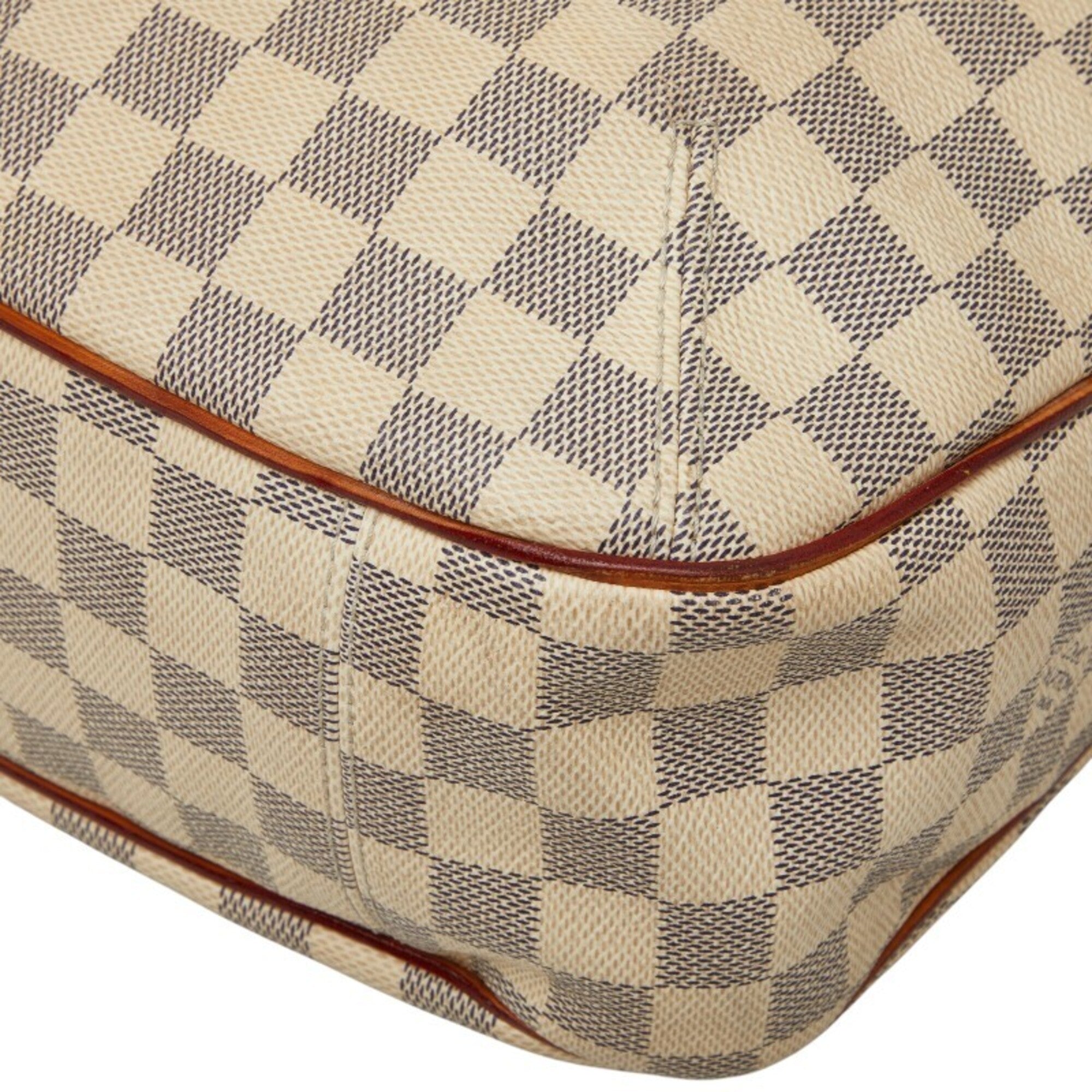 Louis Vuitton White Pvc Leather Handbag Shoulder Bag (Pre-Owned)