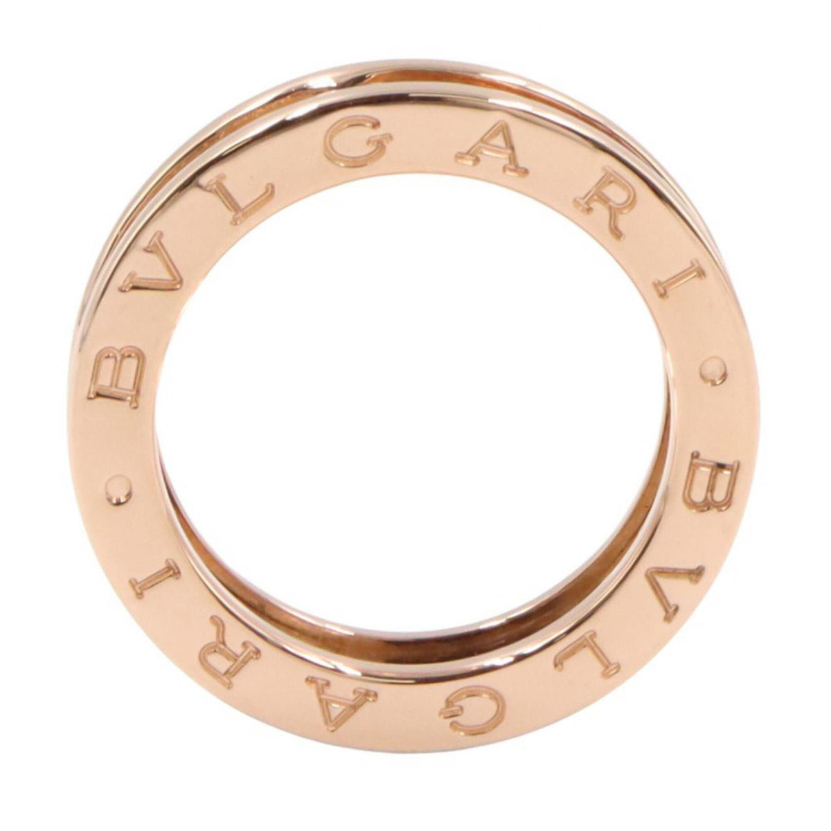 Bvlgari Gold Pink Gold (18K) Band Ring (Pre-Owned)