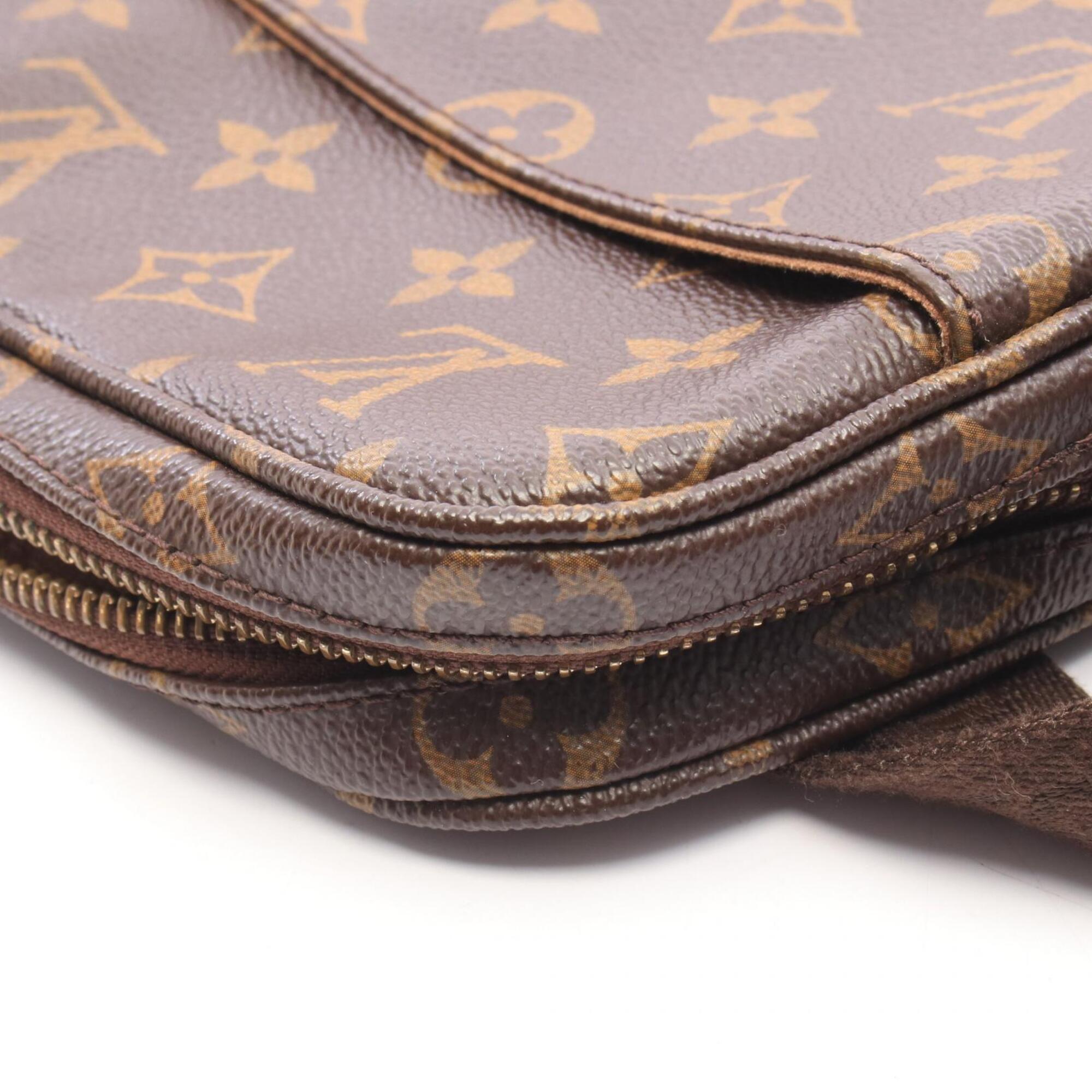 Louis Vuitton Brown Monogram Monogram Leather Handbag Shoulder Bag (Pre-Owned)