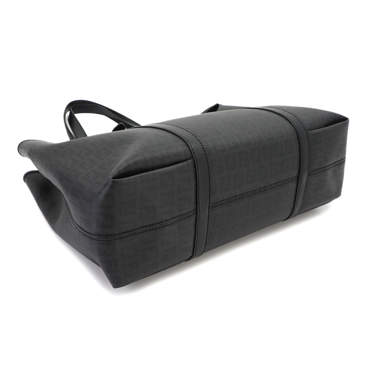 Fendi Black Pvc Leather Tote Bag (Pre-Owned)