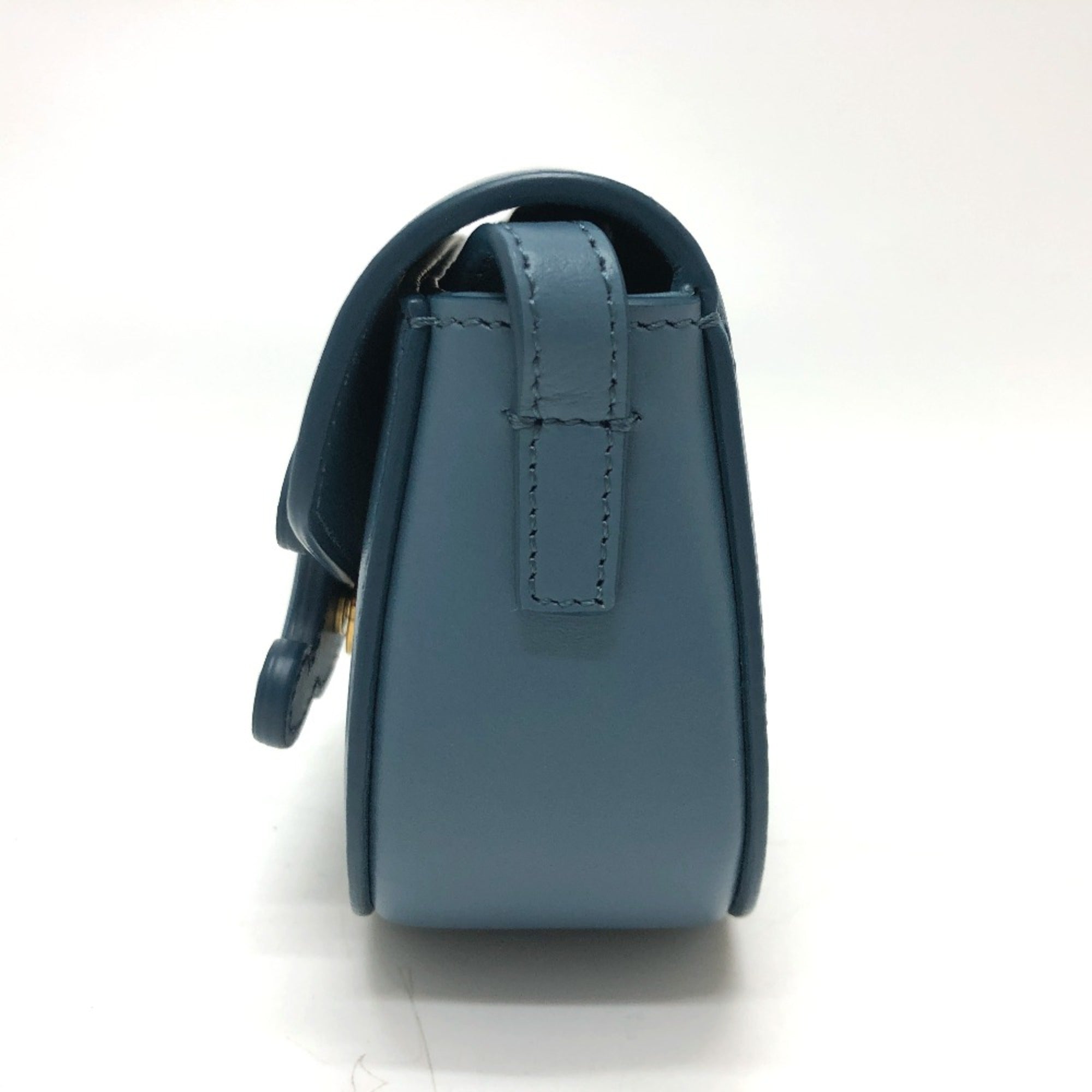 Celine Blue Leather Shoulder Bag (Pre-Owned)