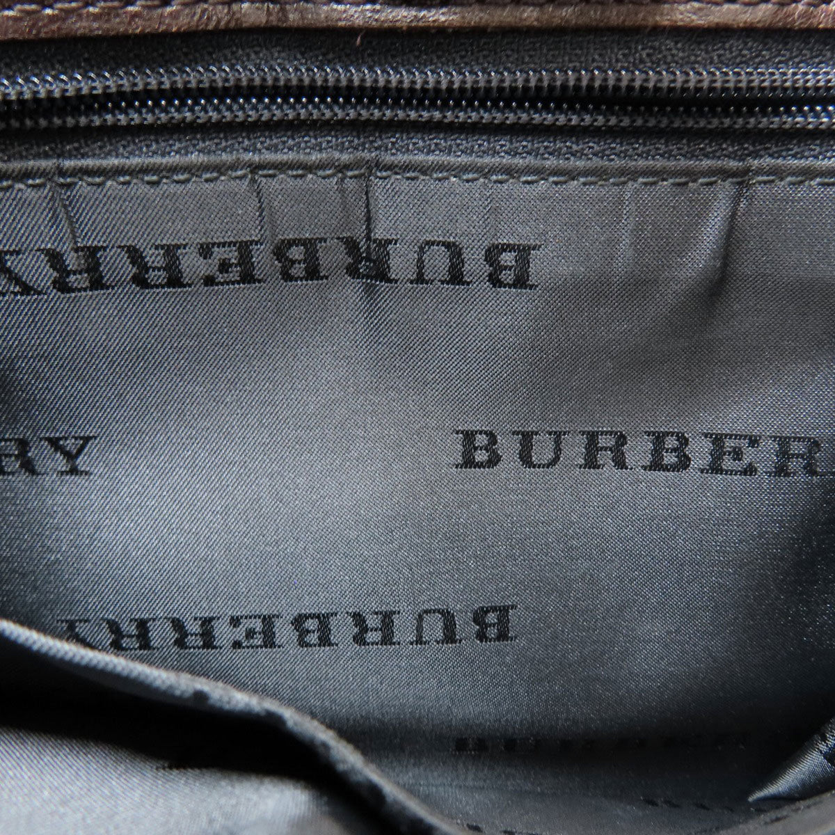 Burberry Beige Brown Canvas Leather Shoulder Bag (Pre-Owned)