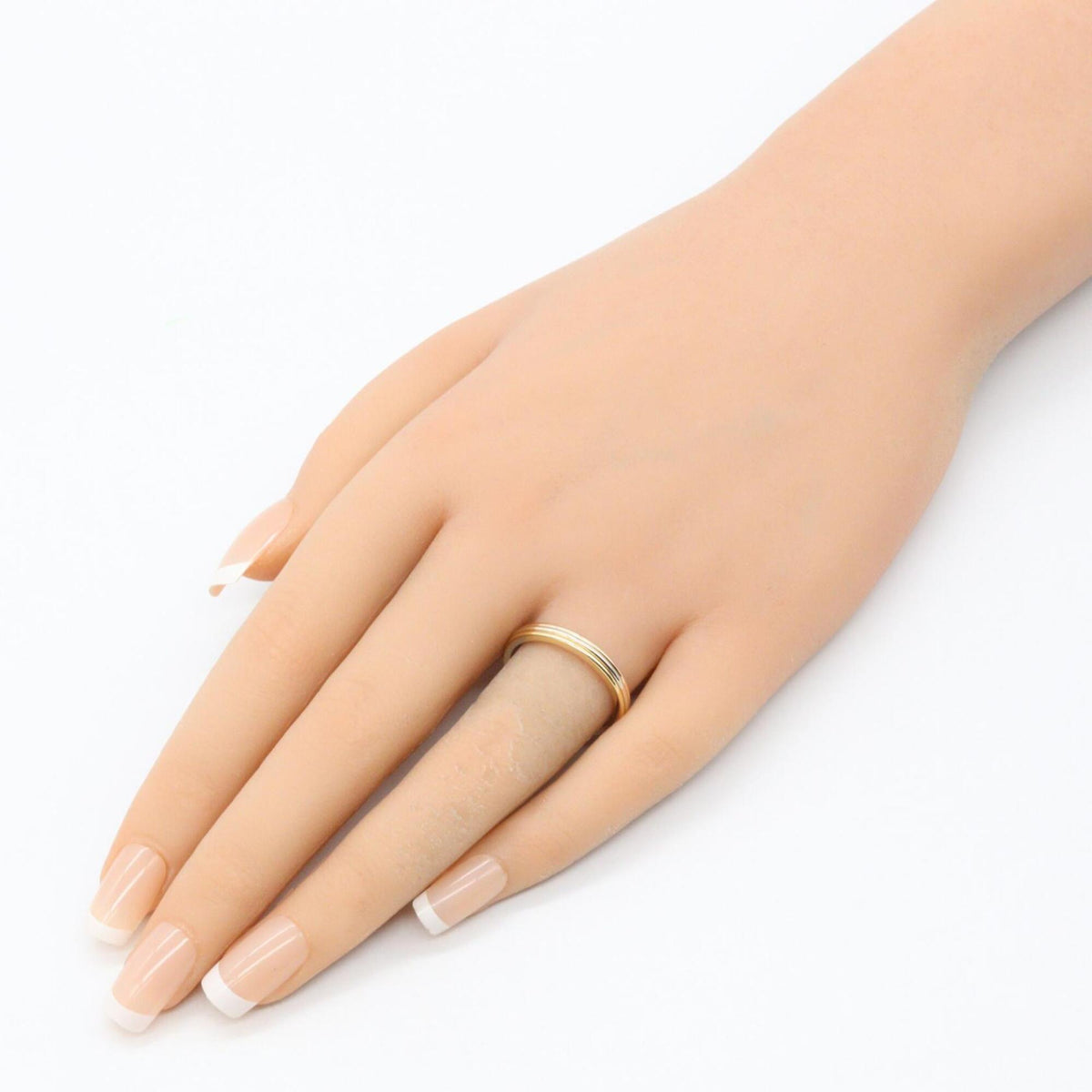 Cartier Pink Gold White Gold Yellow Gold Yellow Gold (18K) Pink Gold (18K) White Gold (18K) Band Ring (Pre-Owned)